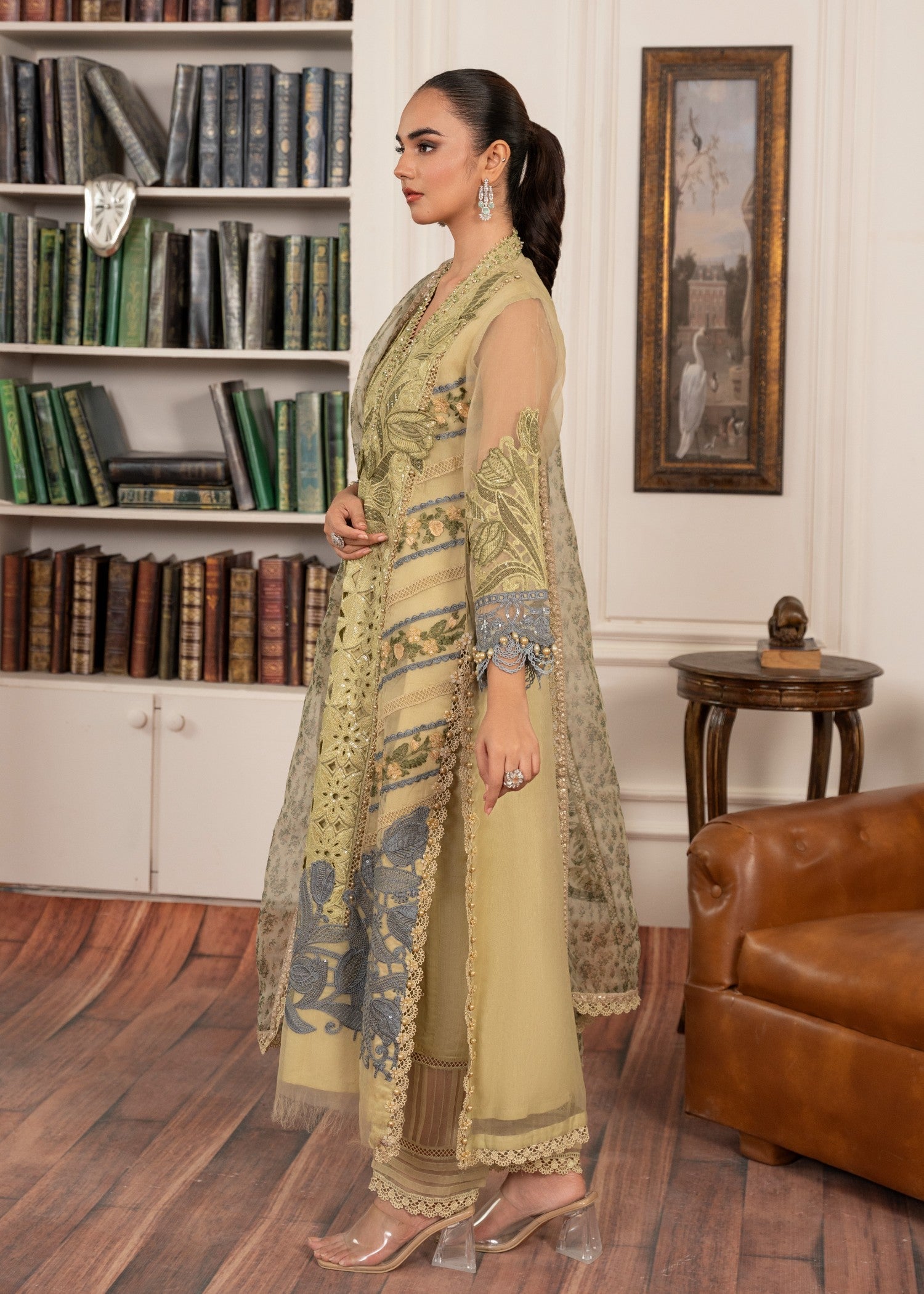 Malhaar ML AZL AL 4029 Pista Women 3pcs