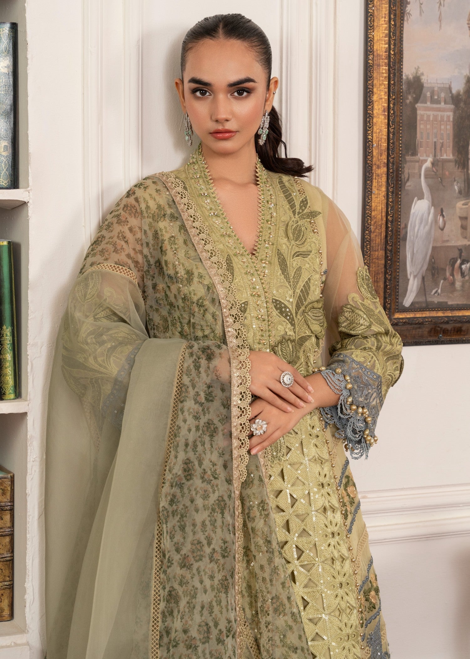 Malhaar ML AZL AL 4029 Pista Women 3pcs