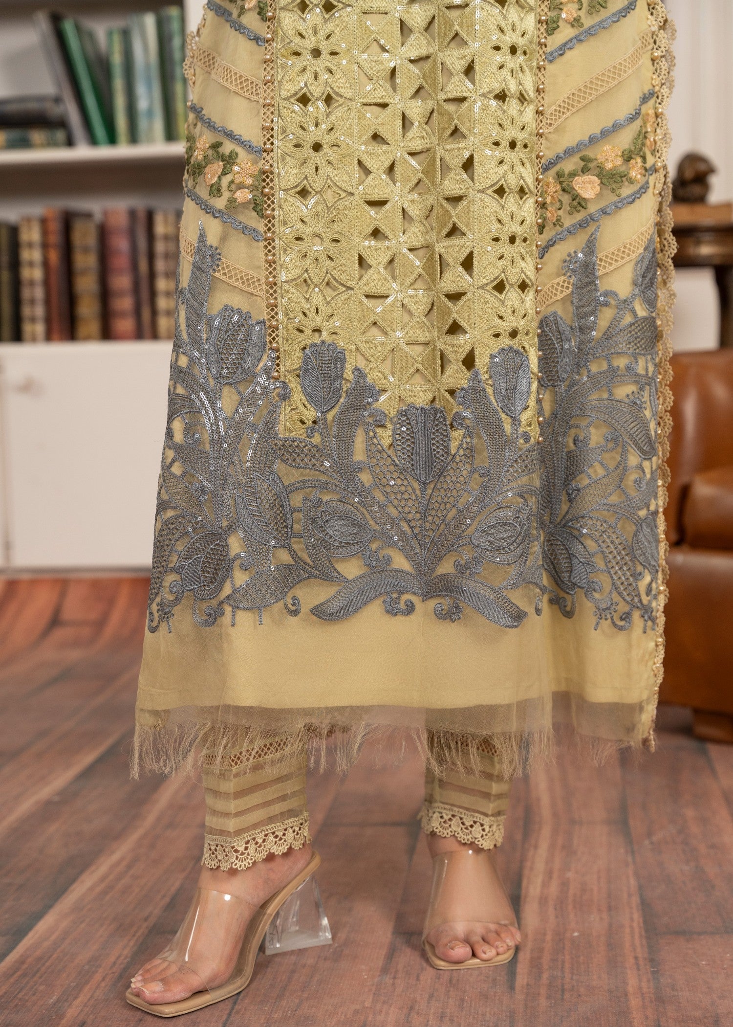 Malhaar ML AZL AL 4029 Pista Women 3pcs