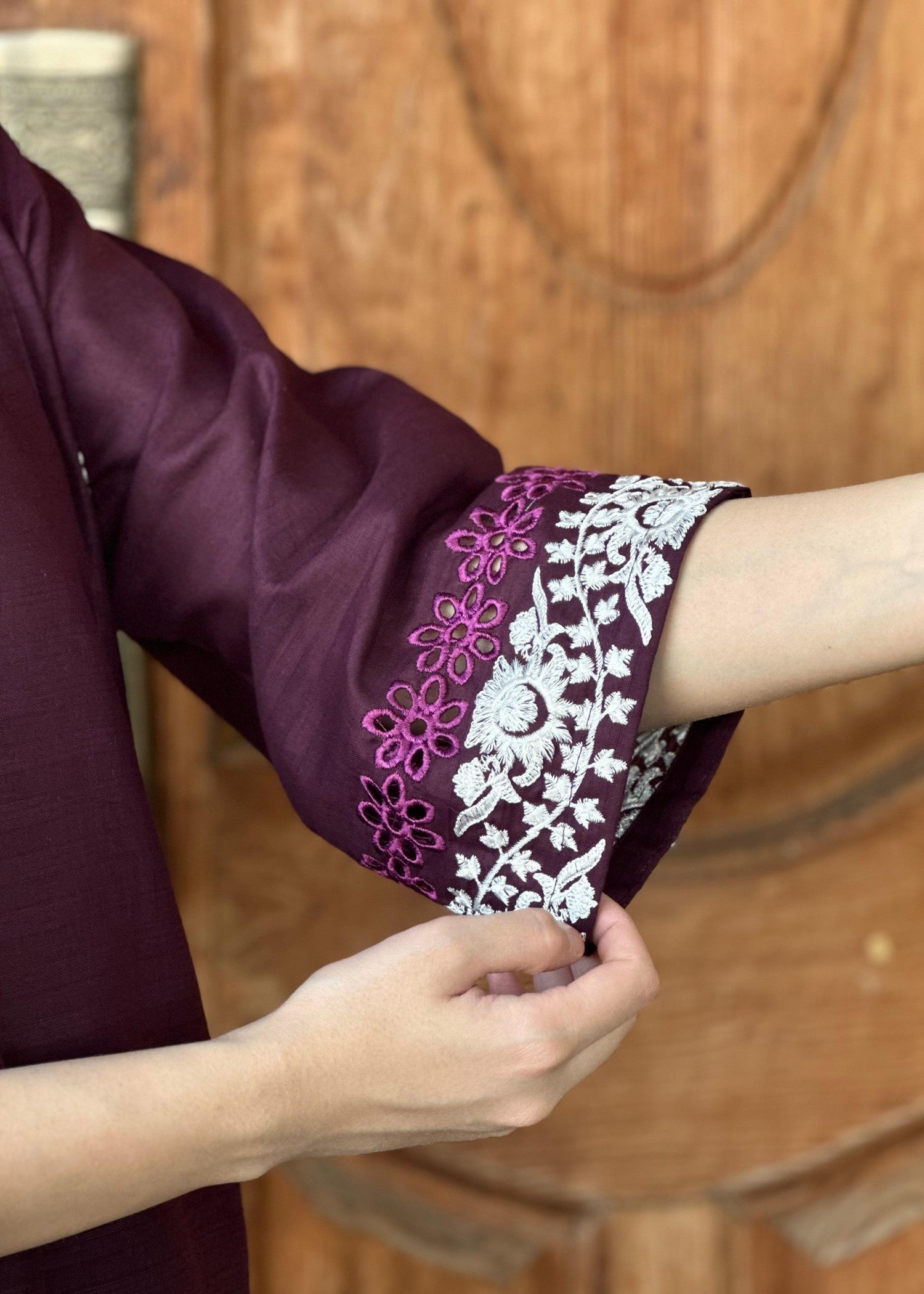 Yaaqot Official Jamni Cutwork Stitched 2p Women 2pcs