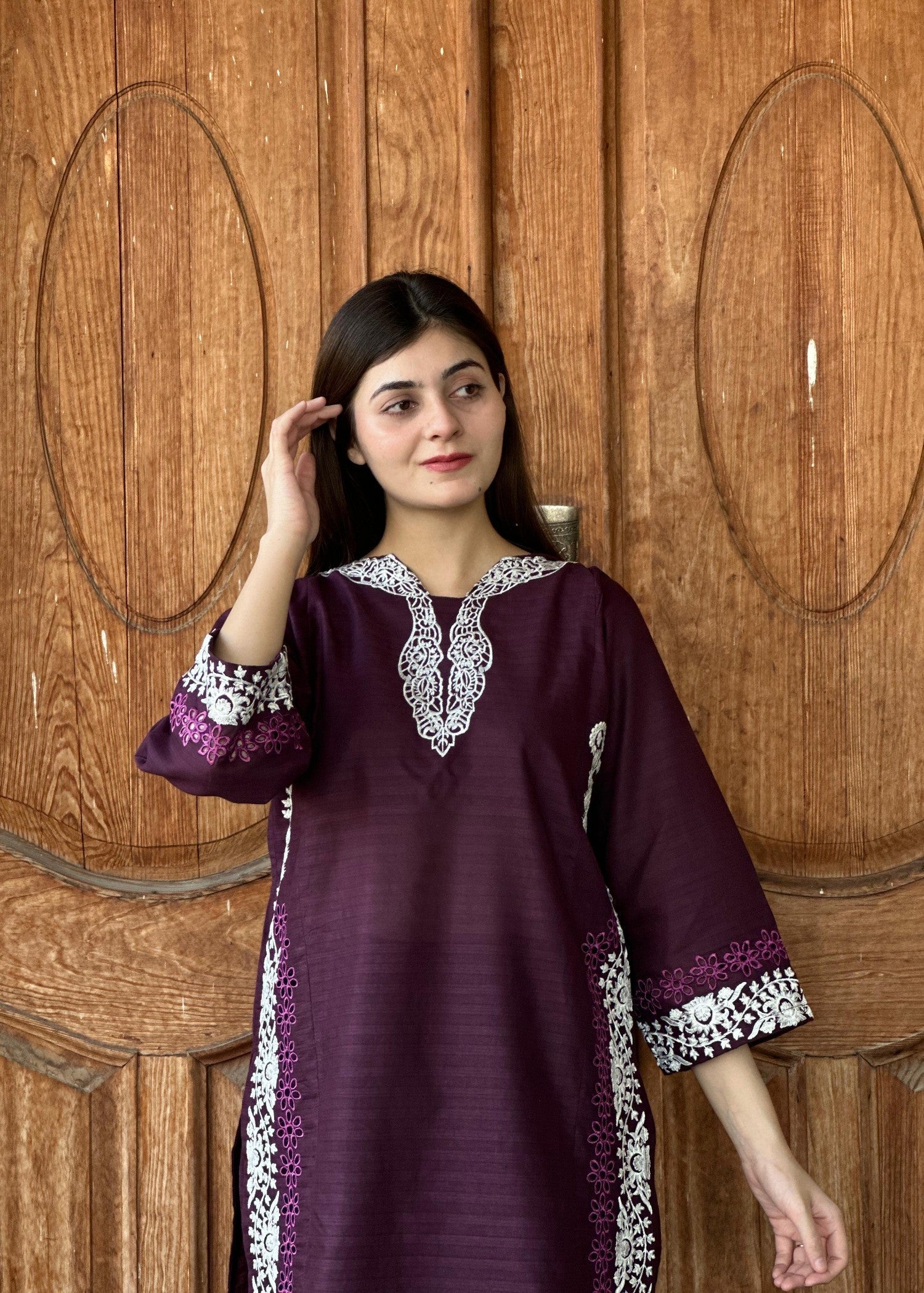 Yaaqot Official Jamni Cutwork Stitched 2p Women 2pcs