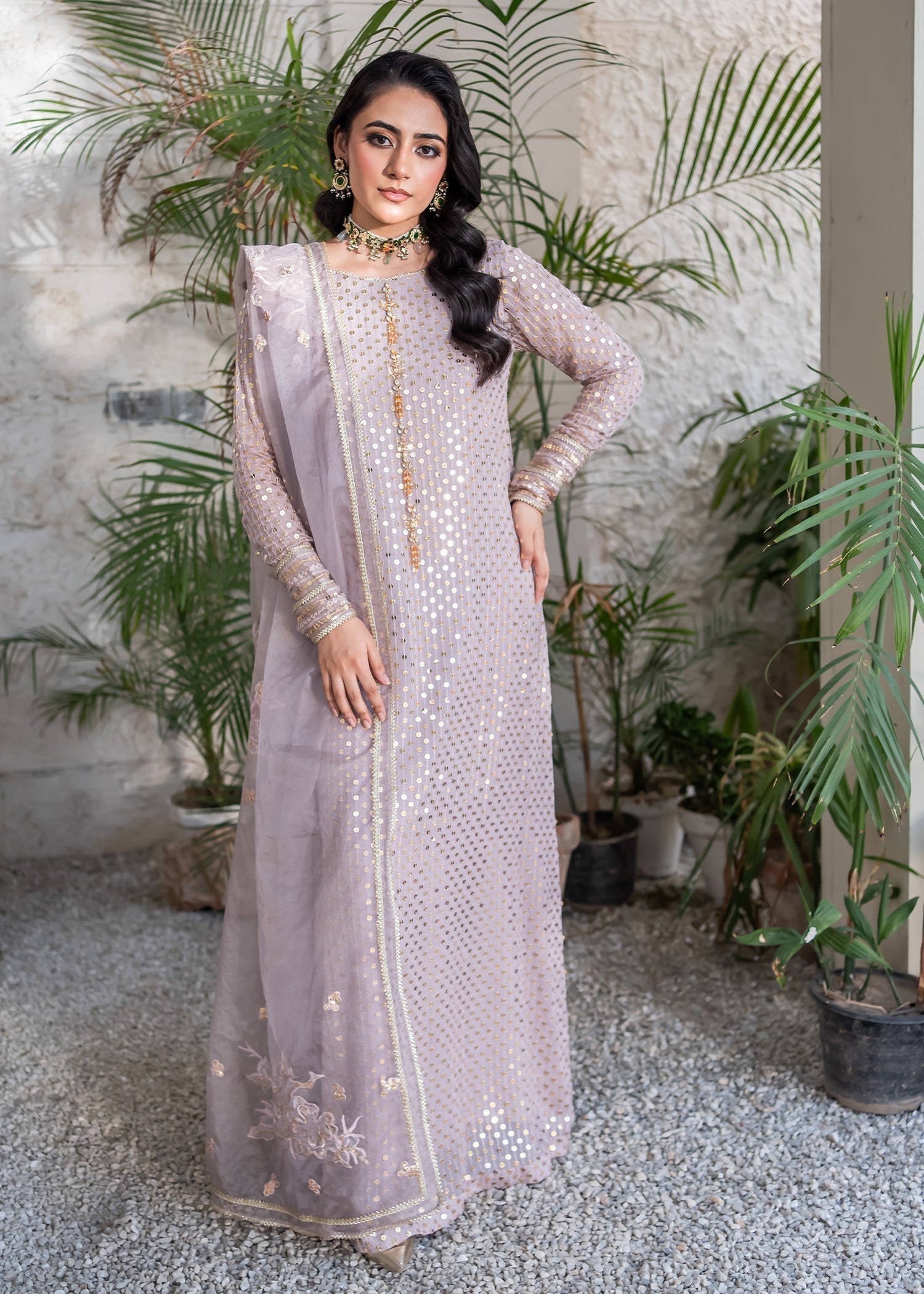 Rang-e-Haya Sifana (Dusty Lavender) Women 4pcs