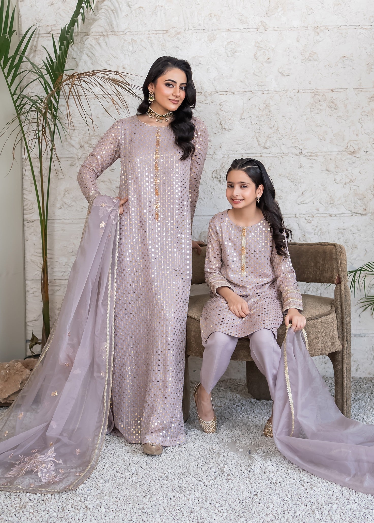 Rang-e-Haya Sifana (Dusty Lavender) Women 4pcs