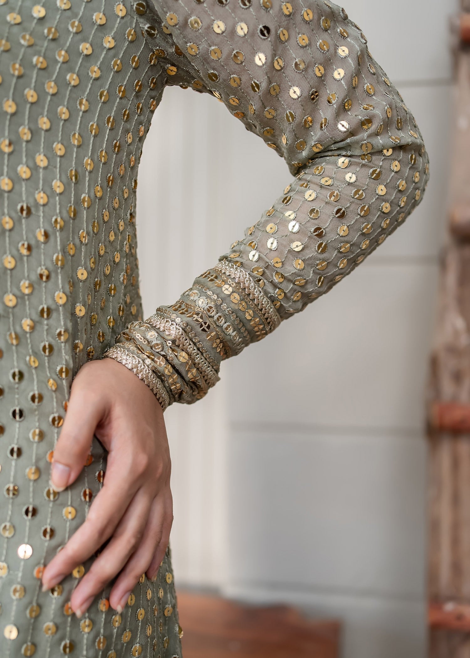 Rang-e-Haya Sifana (Mud Green) Women 4pcs