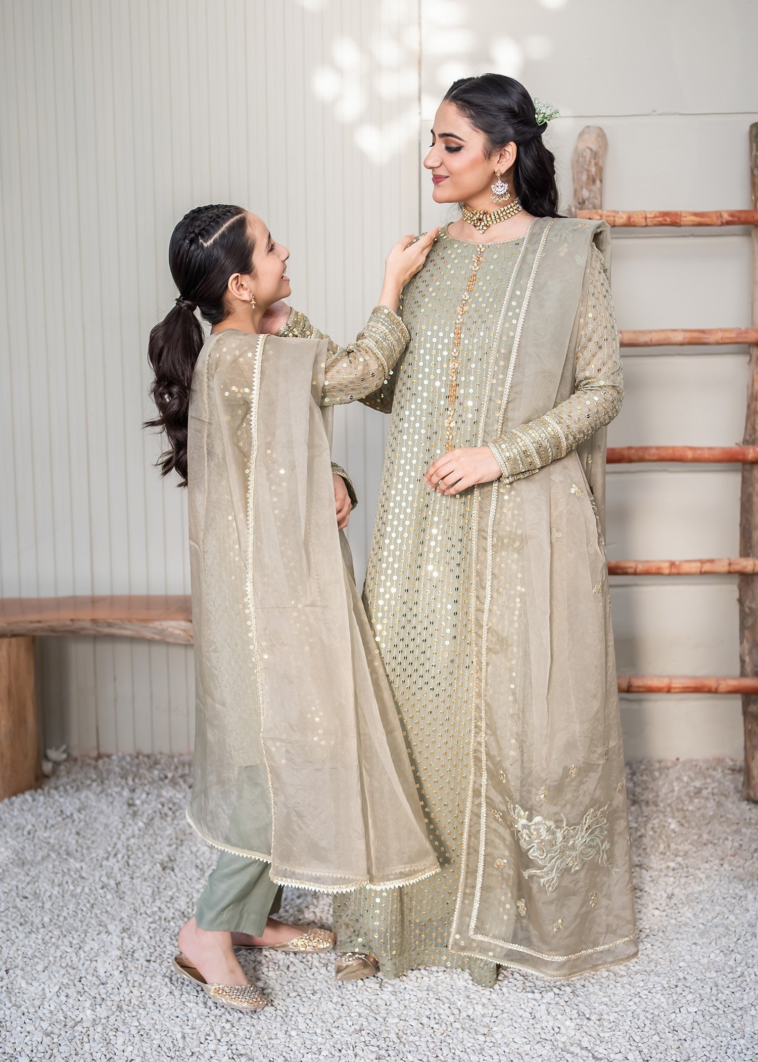 Rang-e-Haya Sifana (Mud Green) Women 4pcs