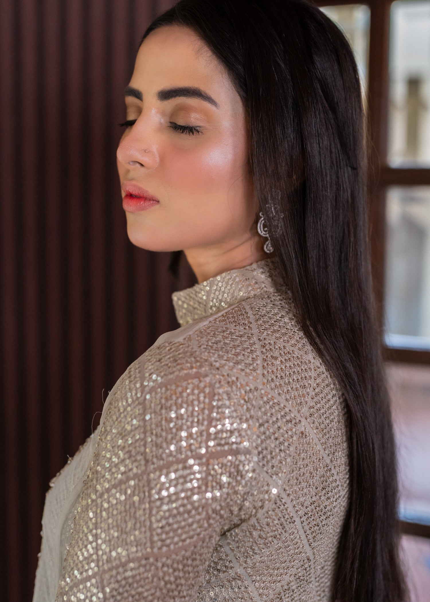 Mona Embroidery Artisan beige Women 3pcs