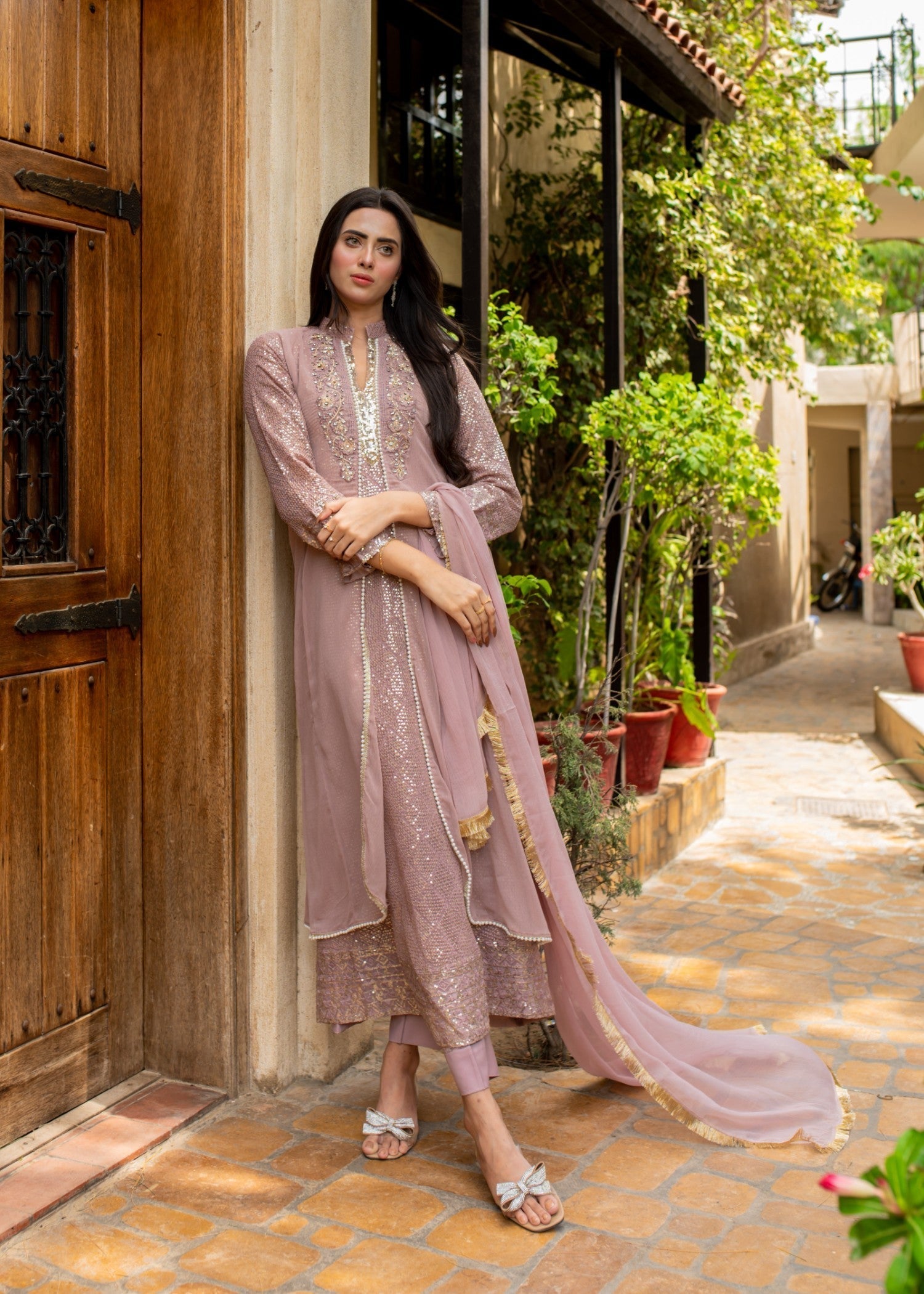 Mona Embroidery Artisan Lilac Women 3pcs