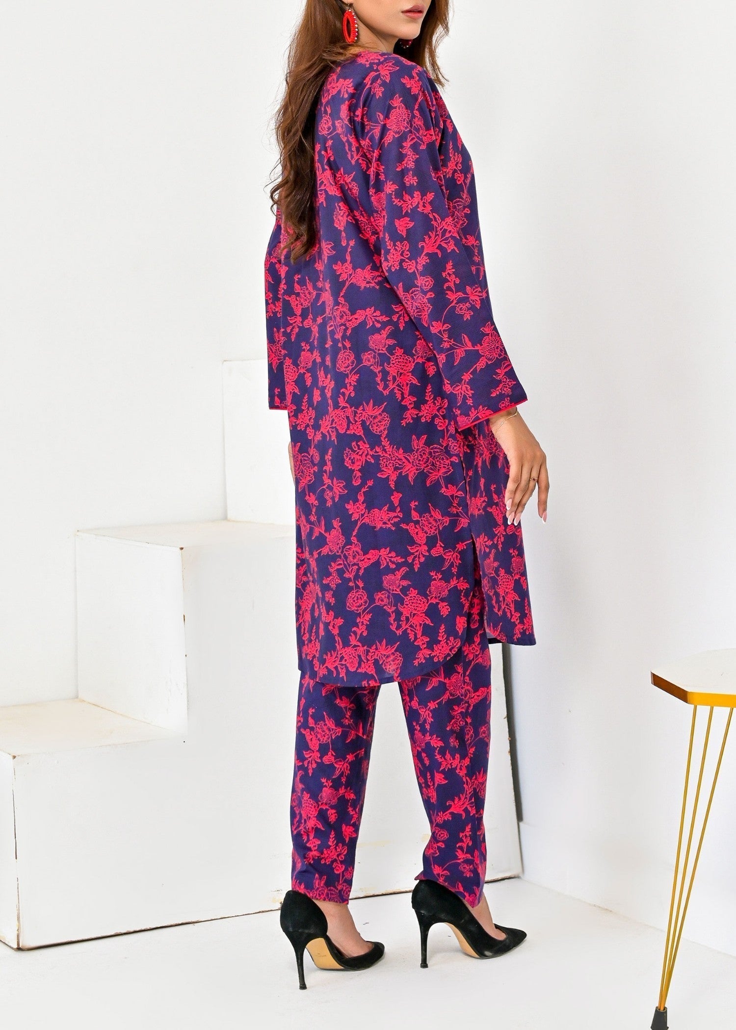 Pret Diaries Blue Printed Women 2pcs