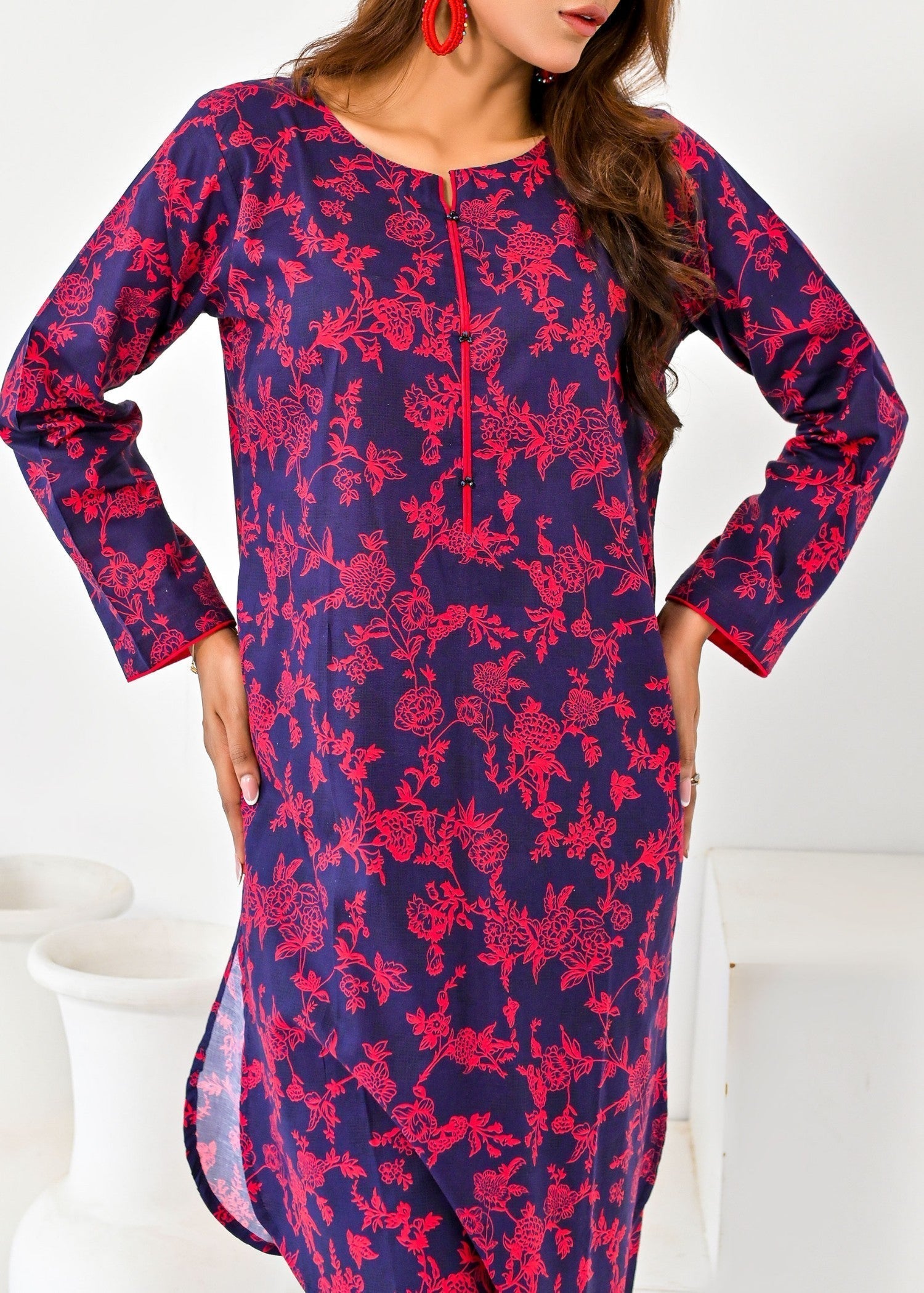 Pret Diaries Blue Printed Women 2pcs