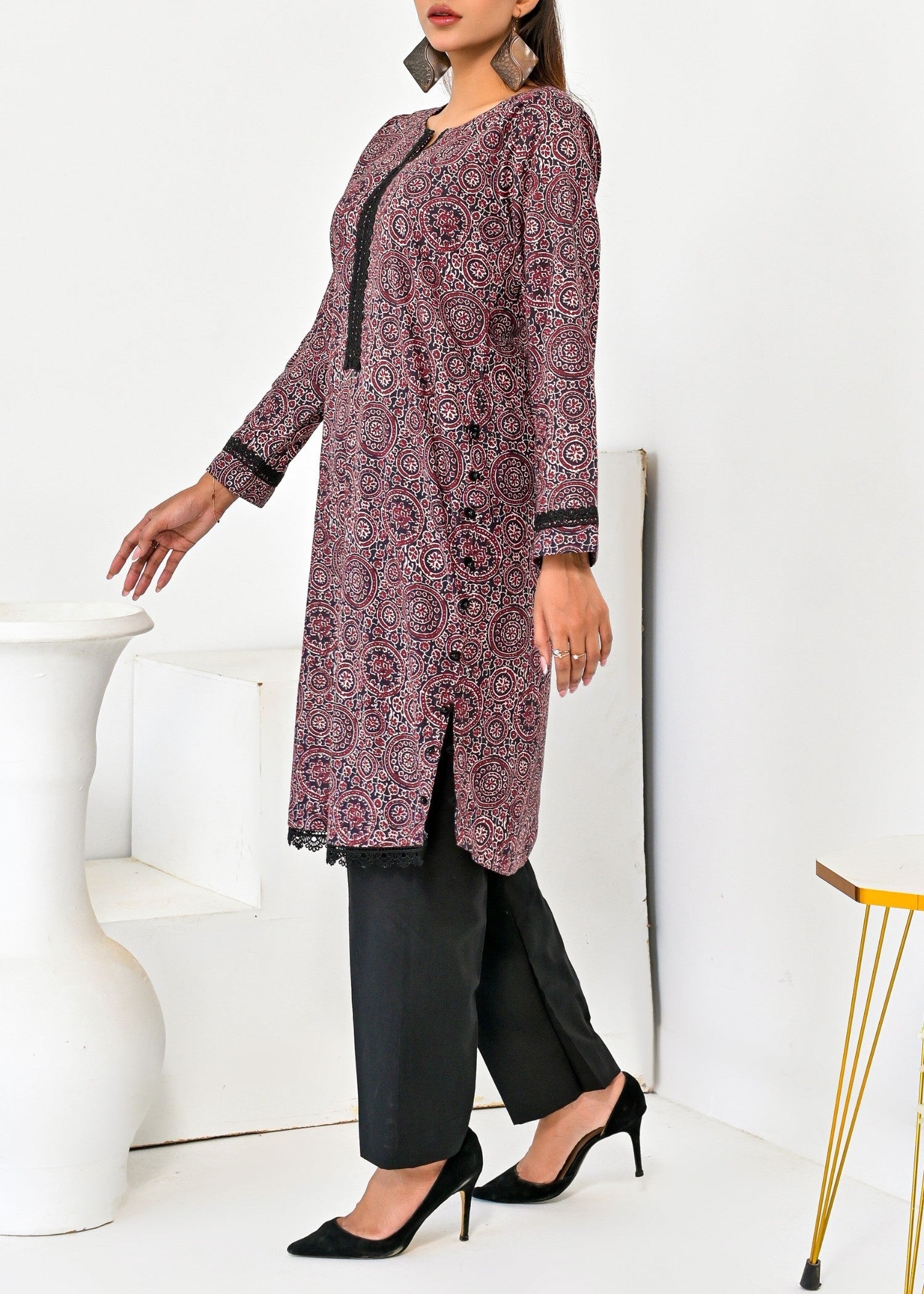 Pret Diaries Ajrak Printed Women 1pcs