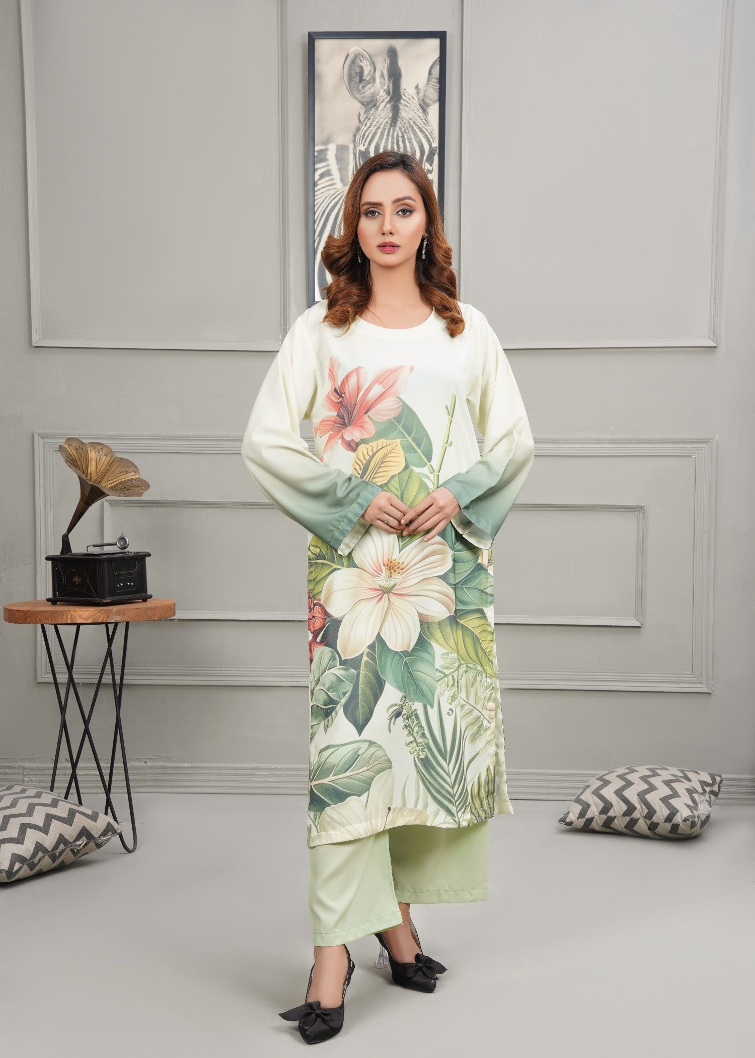 Hareem Fatima Emerald Bliss Women 2pcs