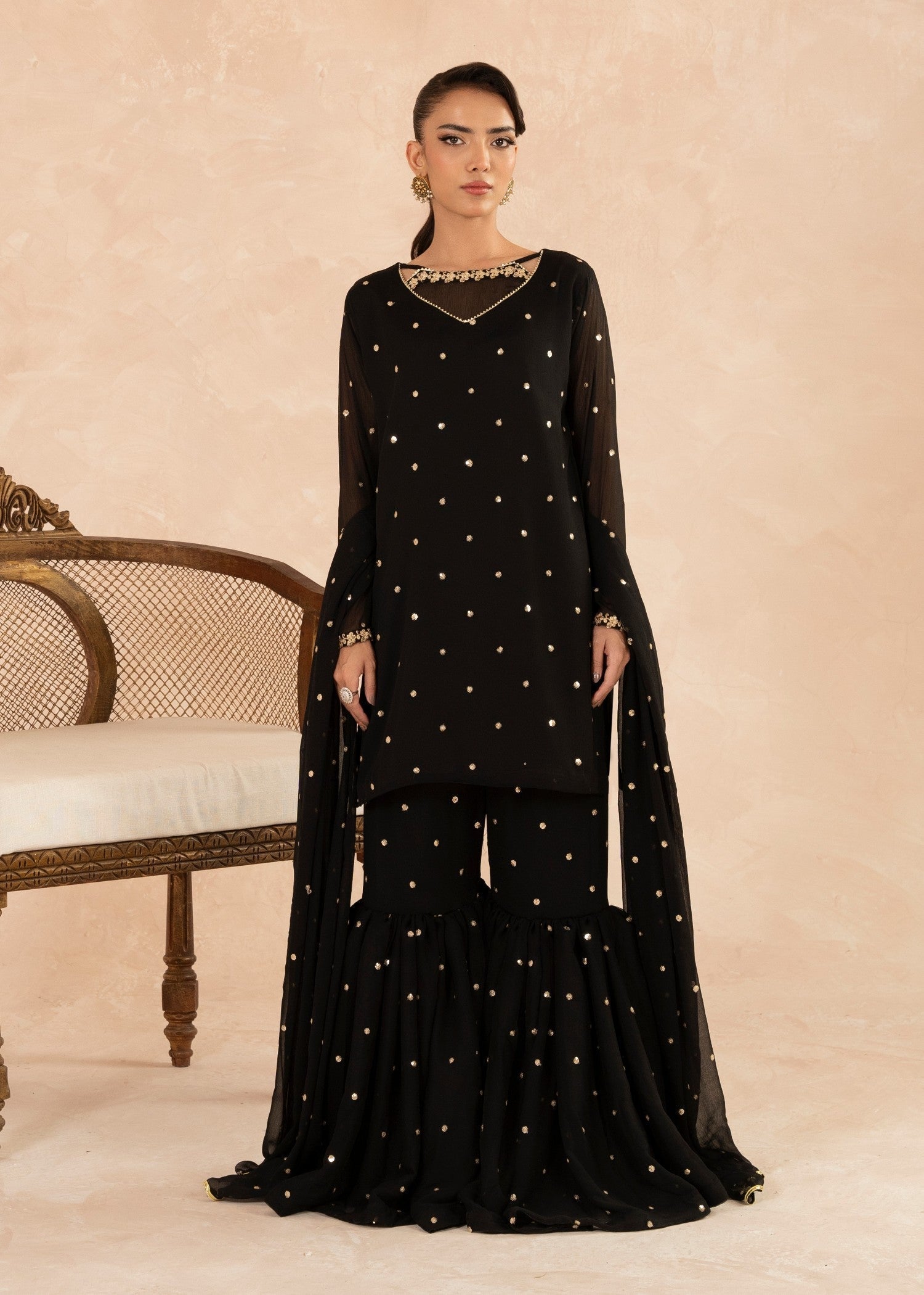 Agha Jaan HUSNA Women 3pcs
