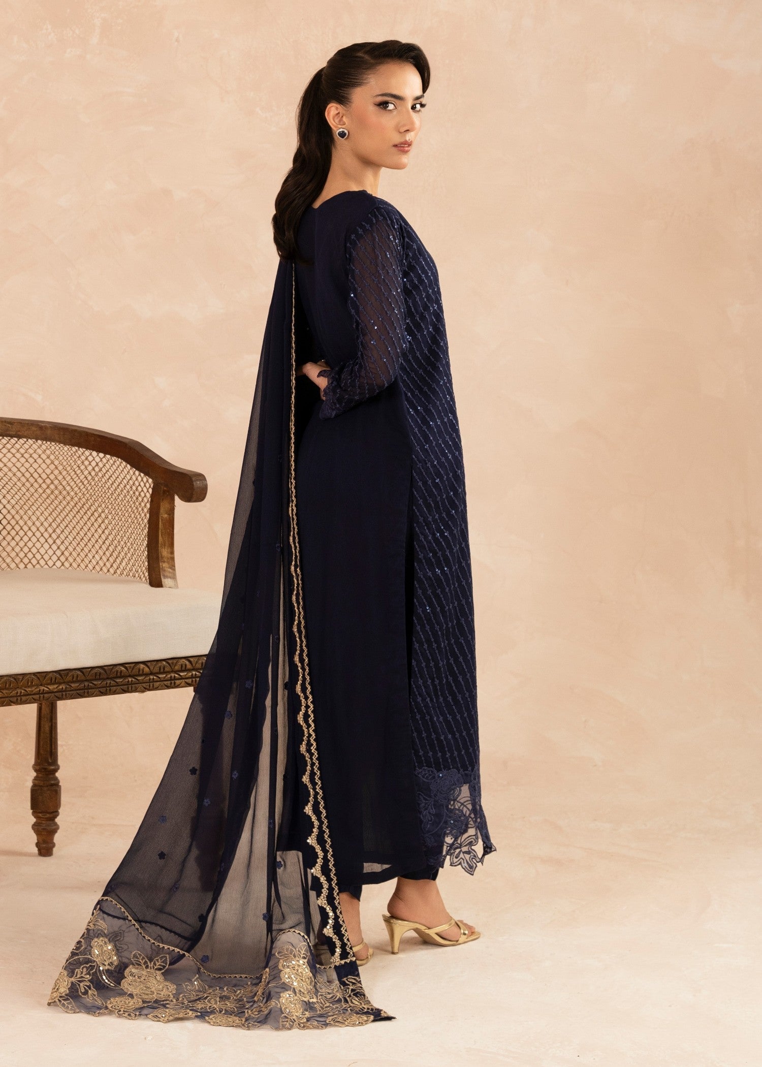 Agha Jaan GHAZAL Women 3pcs