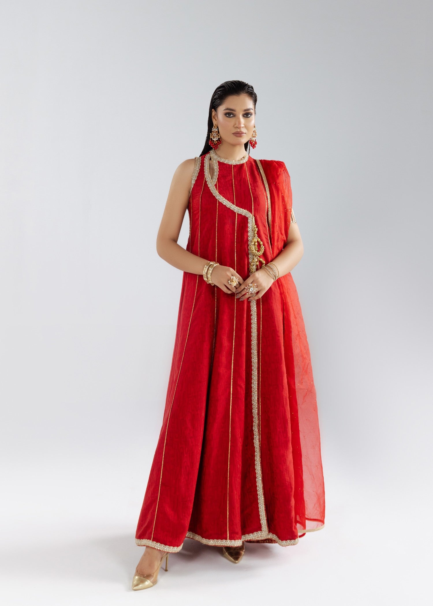 Zivah Apparel Red Poppy 0064 Women 3pcs