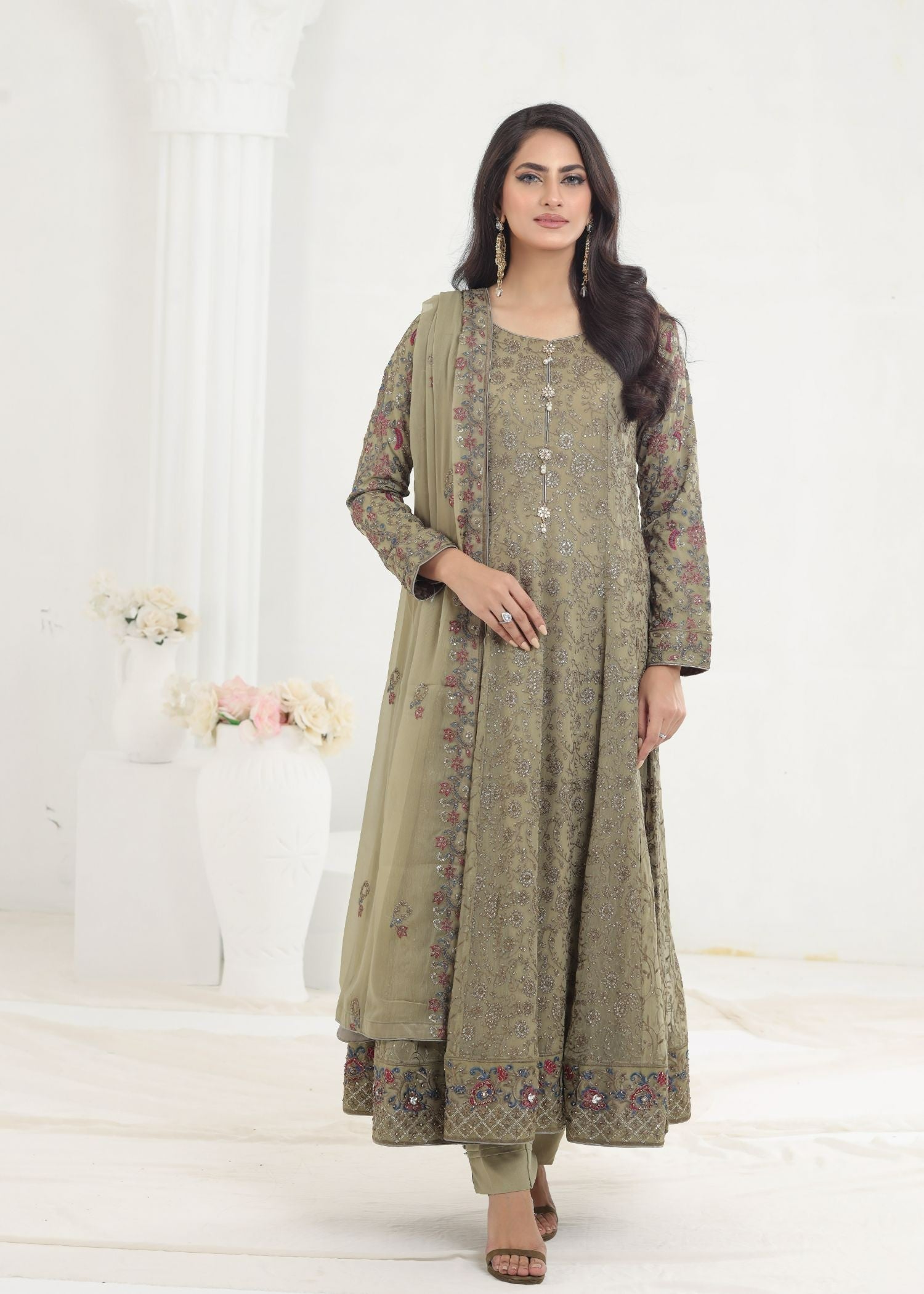 Ayesha Closet Dilaara Sage Women 3pcs