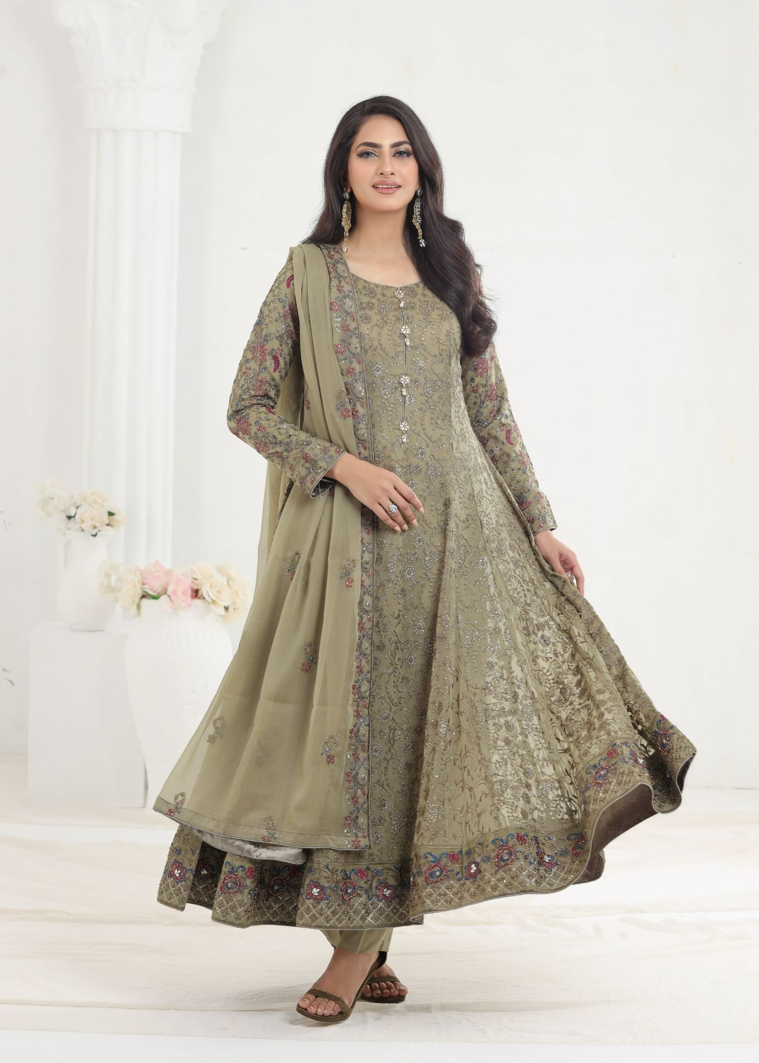 Ayesha Closet Dilaara Sage Women 3pcs