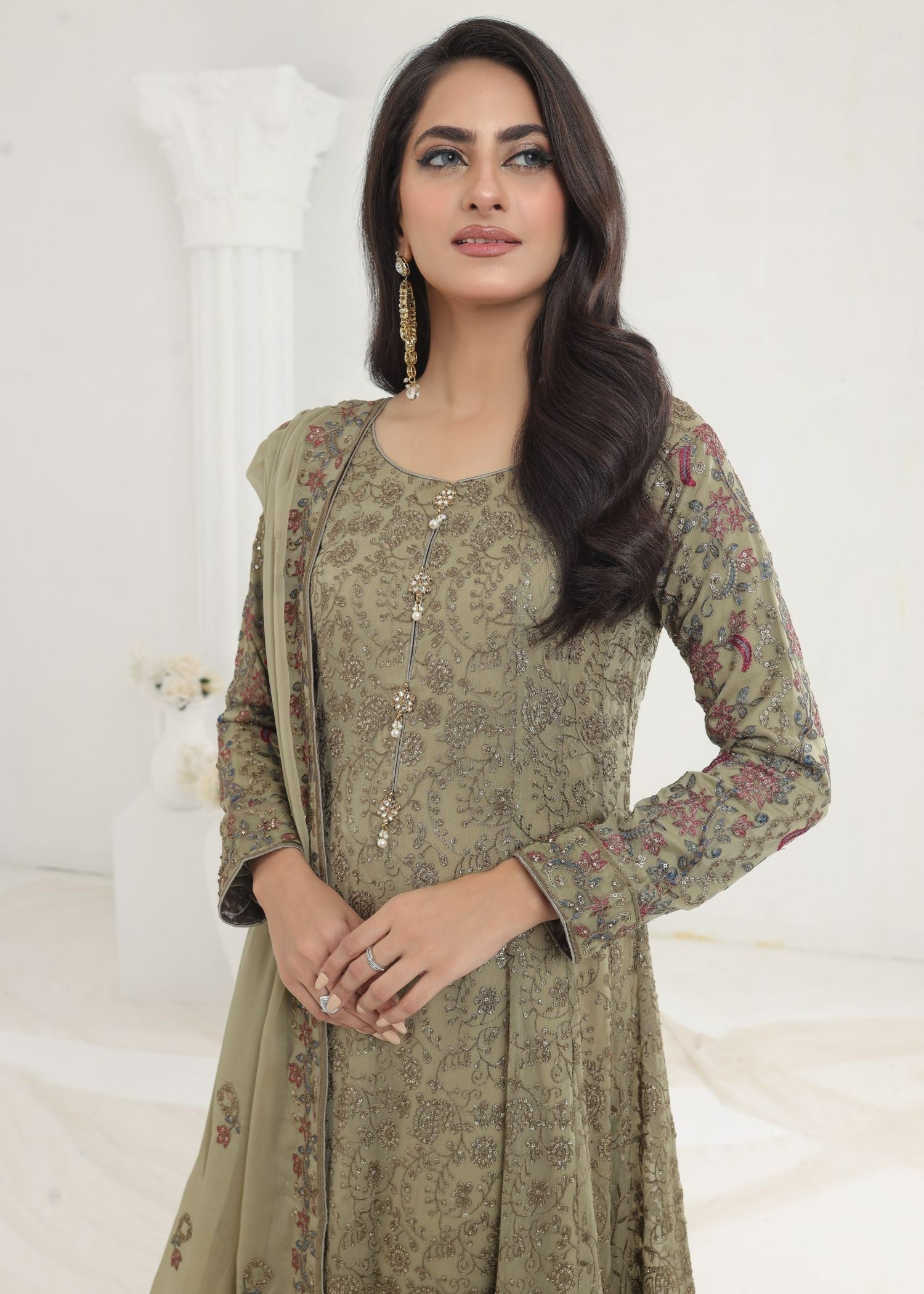 Ayesha Closet Dilaara Sage Women 3pcs
