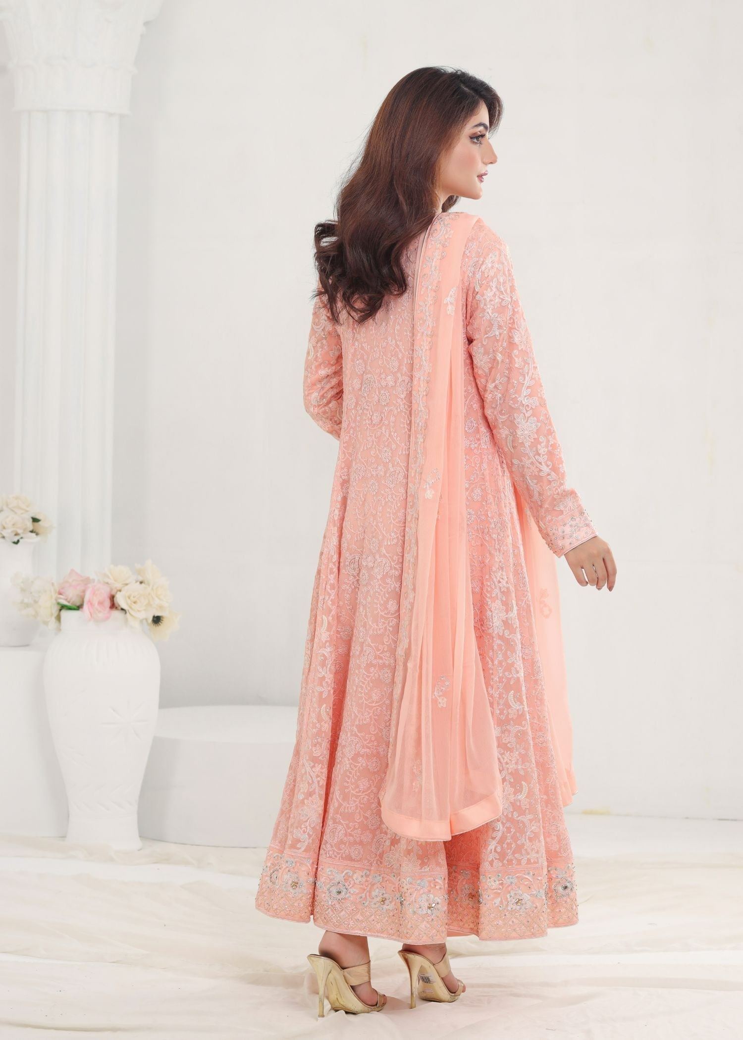 Ayesha Closet Dilaara Peachy Pink Women 3pcs