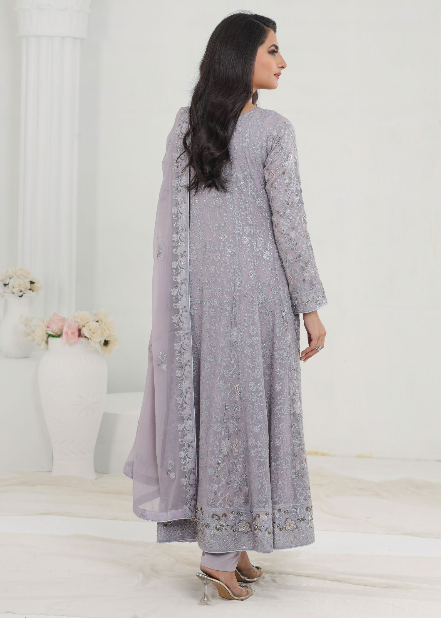 Ayesha Closet Dilaara Grey Women 3pcs