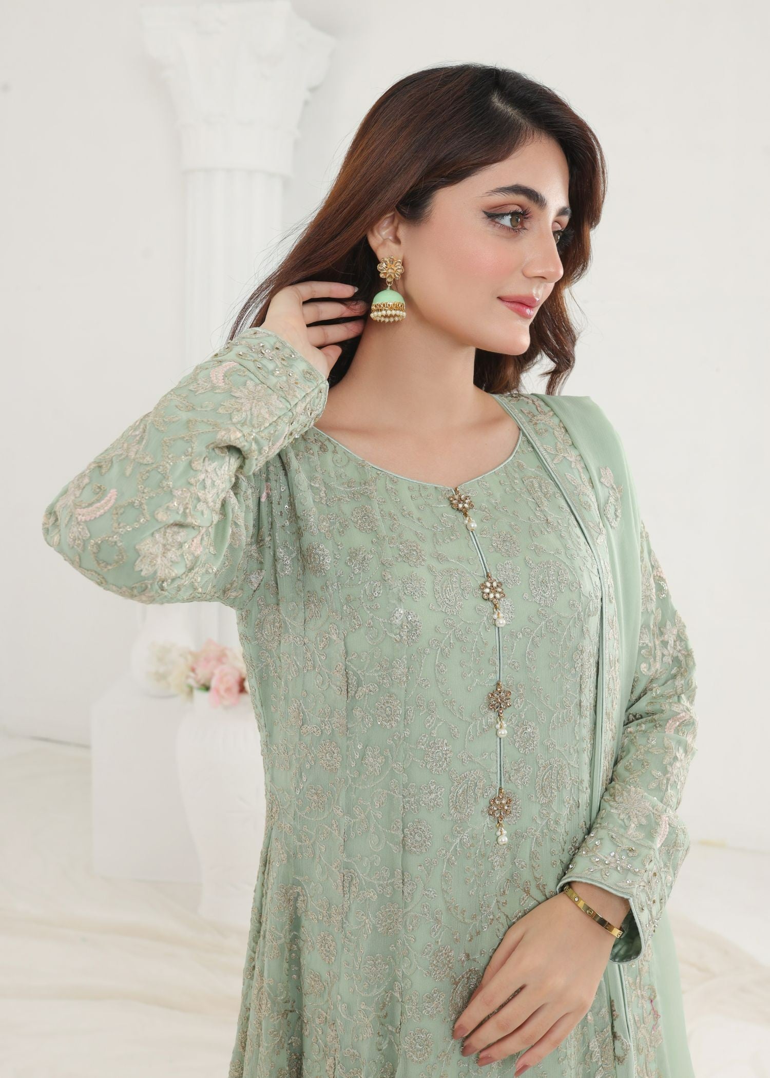 Ayesha Closet Dilaara Green Women 3pcs