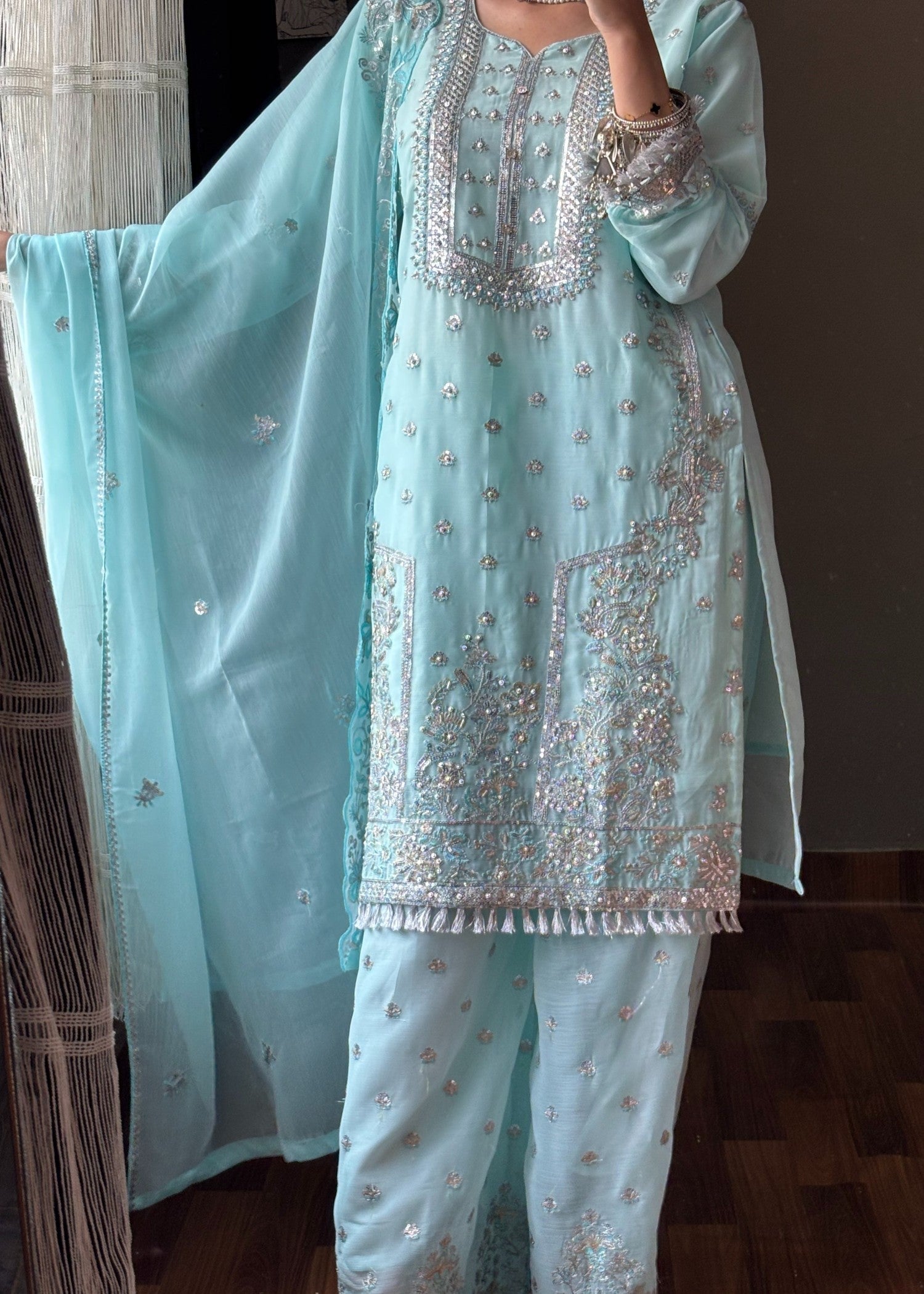 RUBBY FERRY CLOTHING SABOOR ALY ICEBLUE Women 3pcs