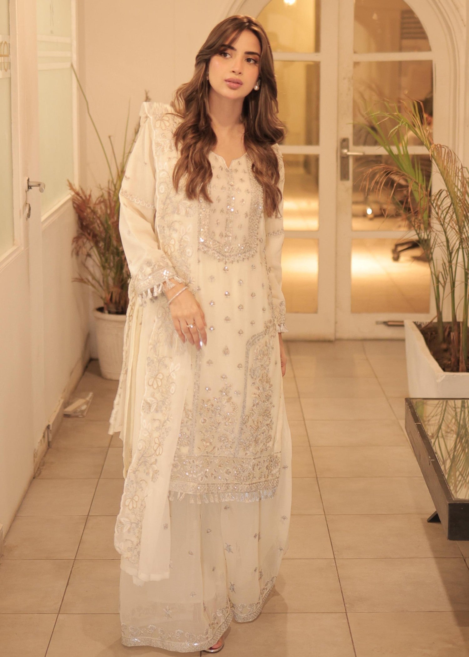 Four Season Boutique Dur e fishan CreamWhite Women 3pcs