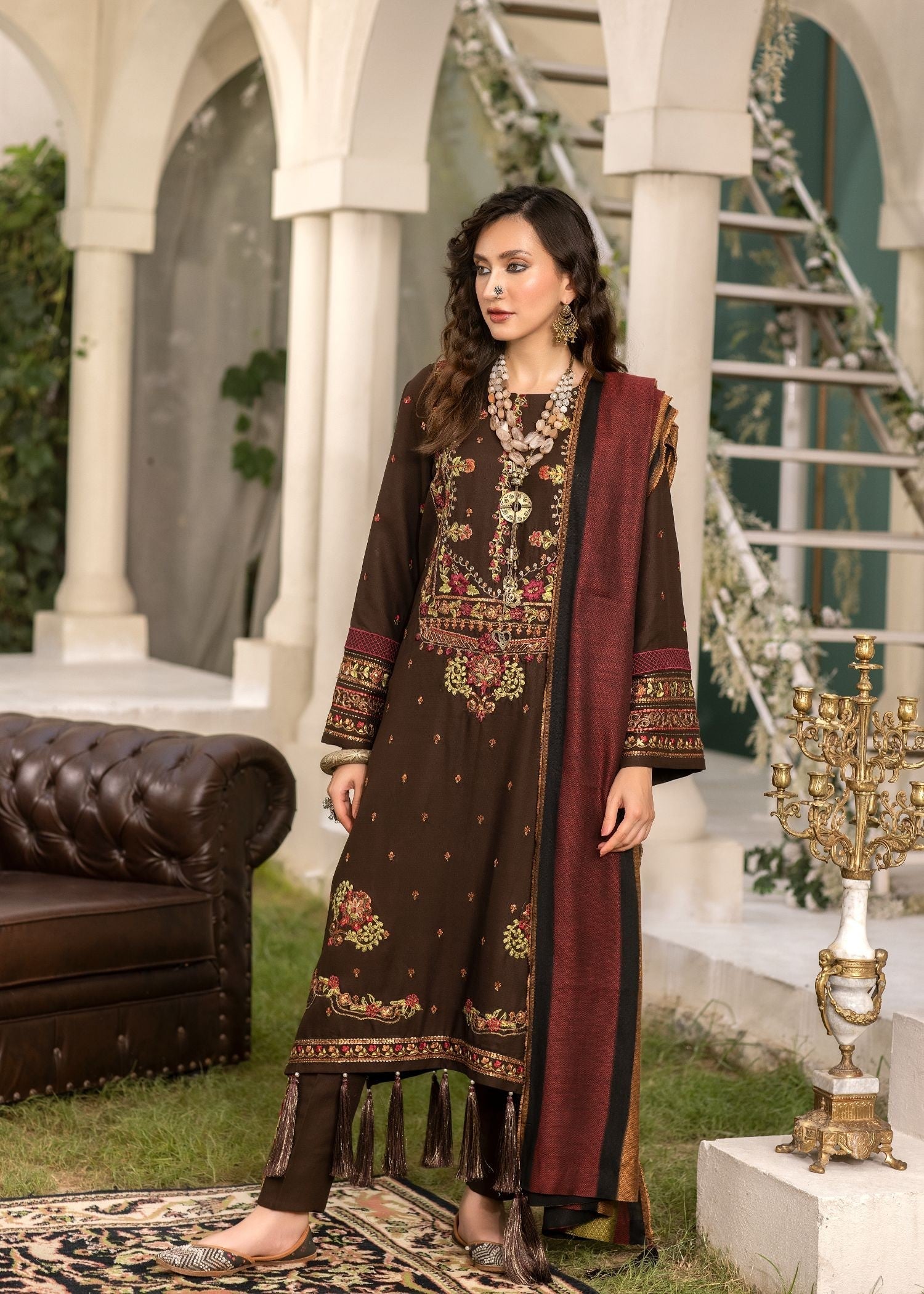 Meem Designs BROWN (LINEN) Women 3pcs