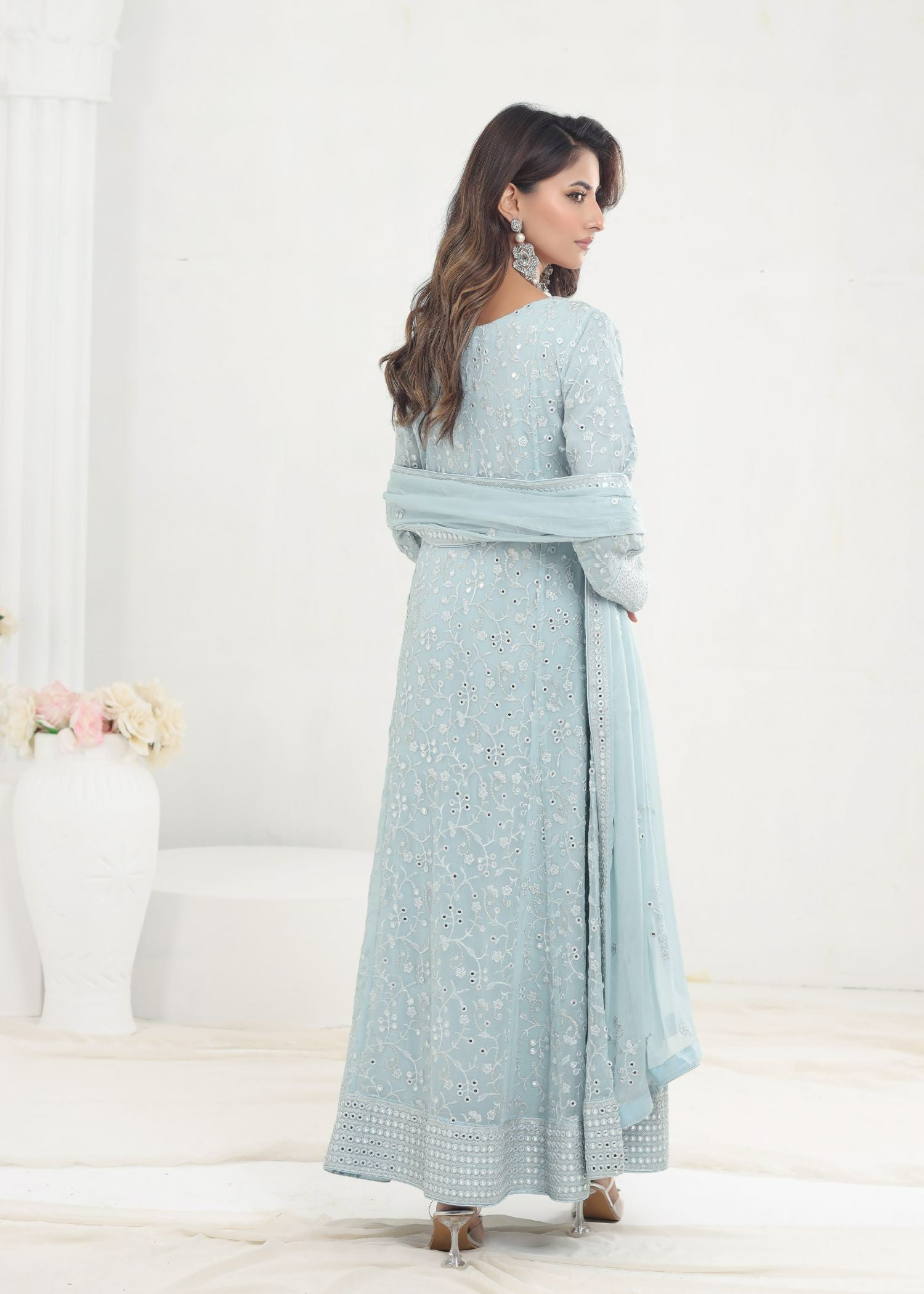 Ayesha Closet Lalazaar Blue Softness Women 3pcs
