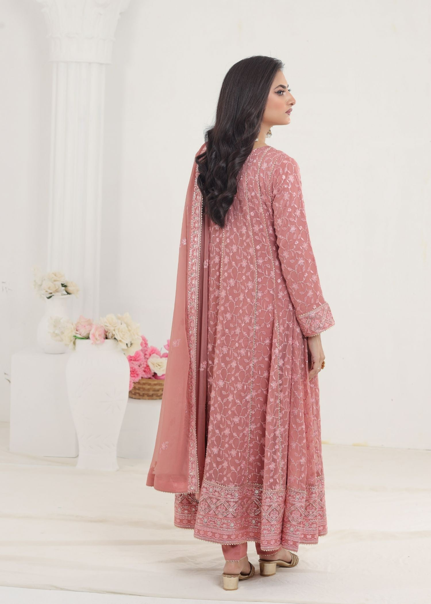 Ayesha Closet Mehnaaz Soft Pink Women 3pcs