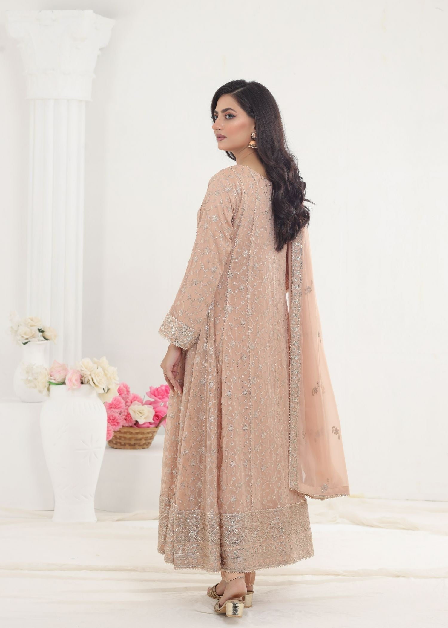 Ayesha Closet Mehnaaz Pastel Pink Women 3pcs