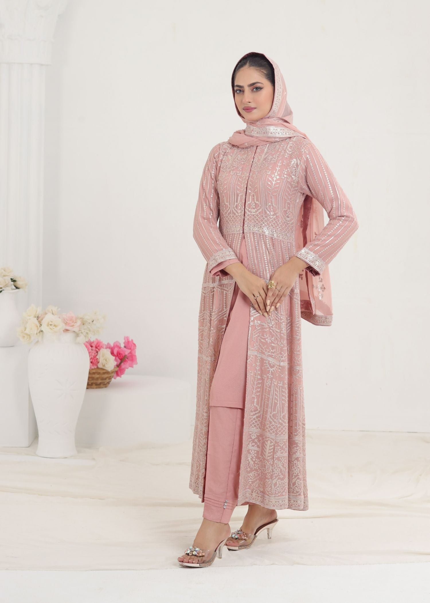 Ayesha Closet Marjan Pink Women 3pcs