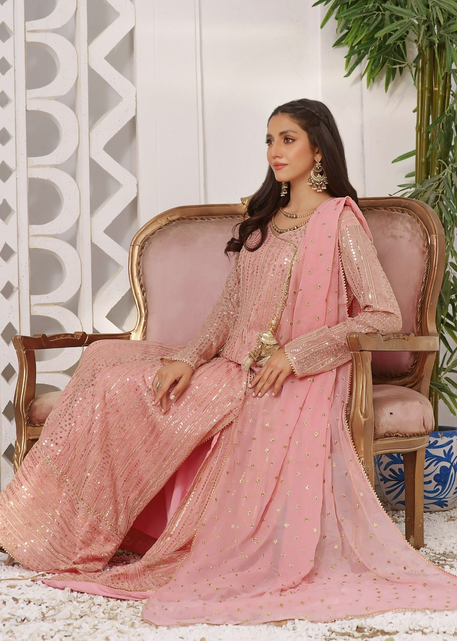 Ayesha Closet Zulaikha Pink Softness Women 3pcs