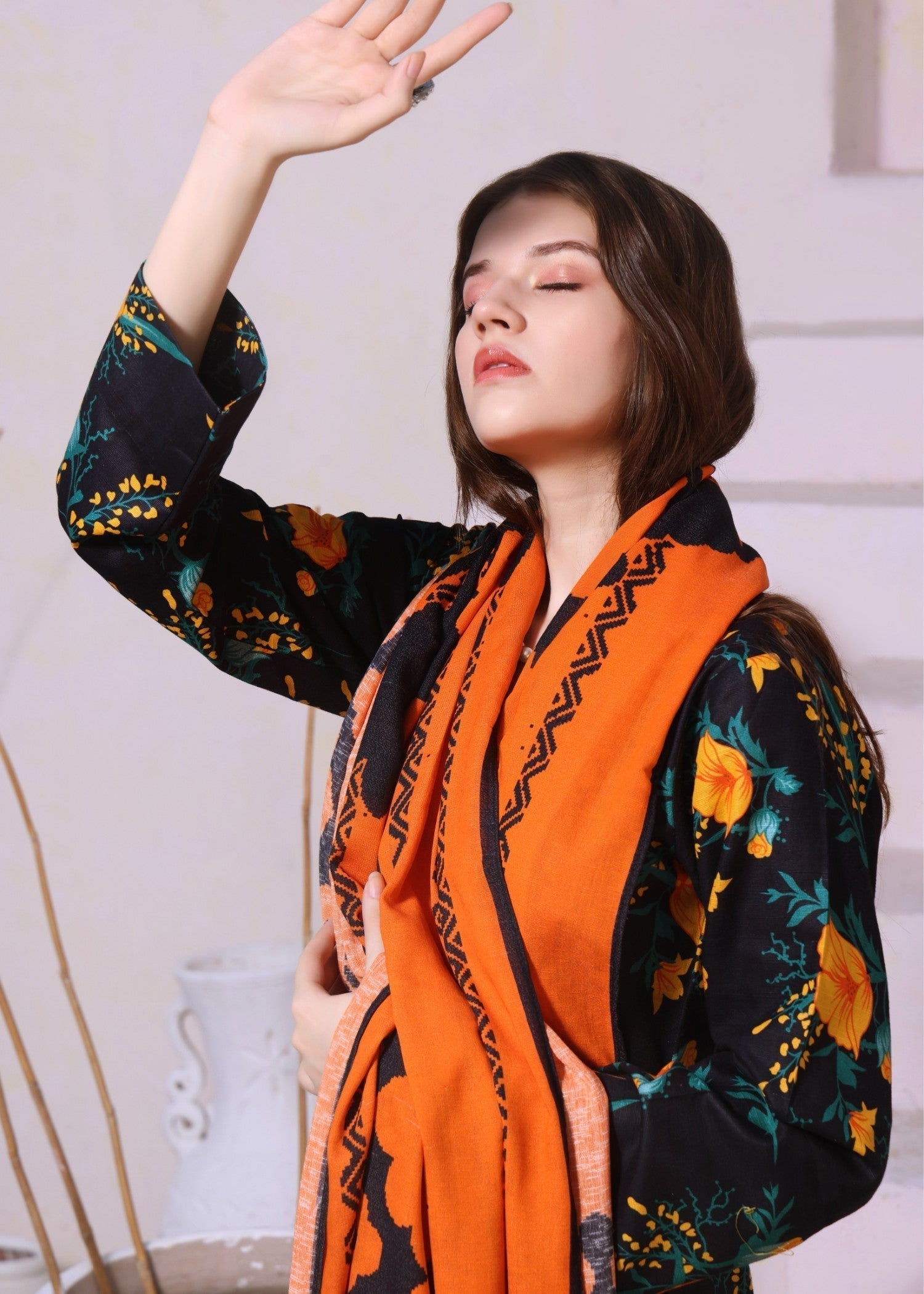 Feathers FIRE FLOWER Women 3pcs