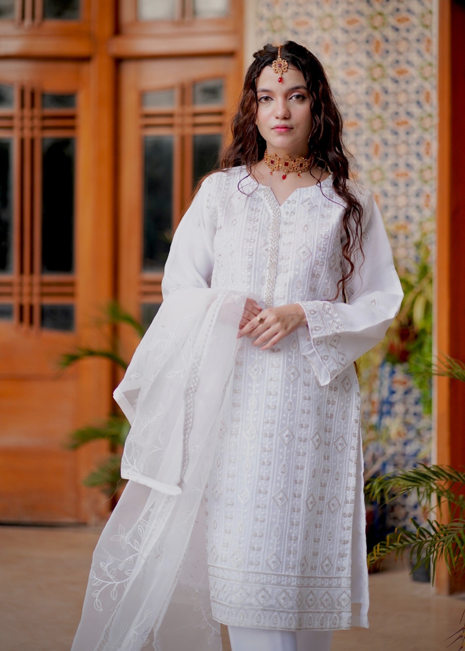 RUBBY FERRY CLOTHING LINO TAN WHITE Women 3pcs