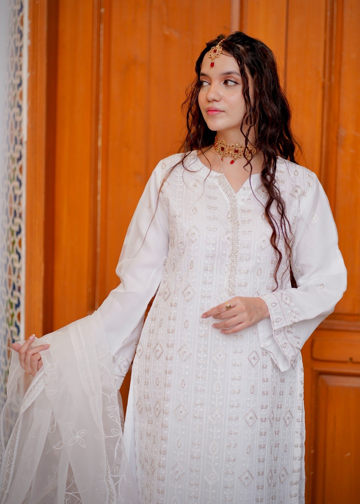 RUBBY FERRY CLOTHING LINO TAN WHITE Women 3pcs