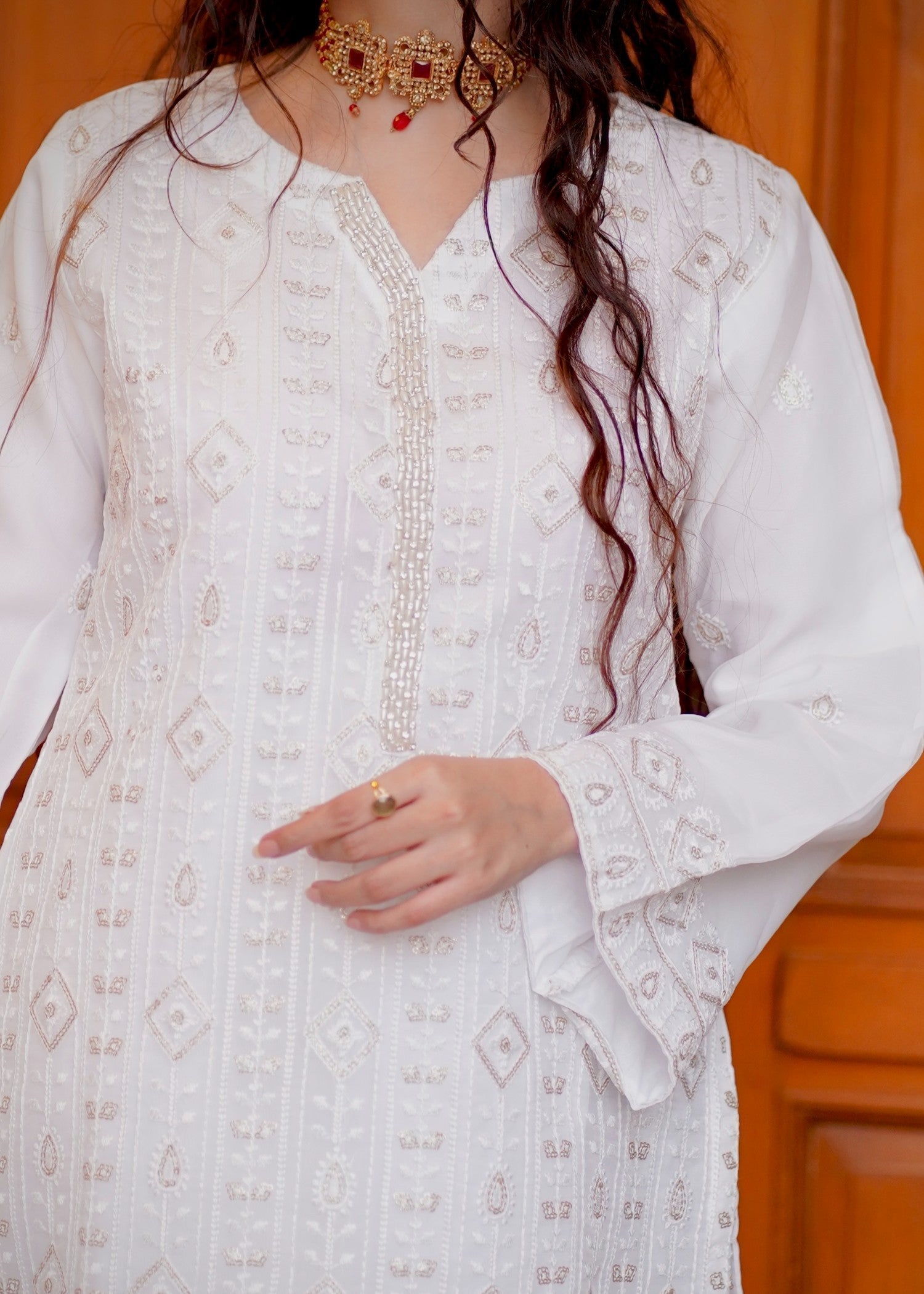 RUBBY FERRY CLOTHING LINO TAN WHITE Women 3pcs