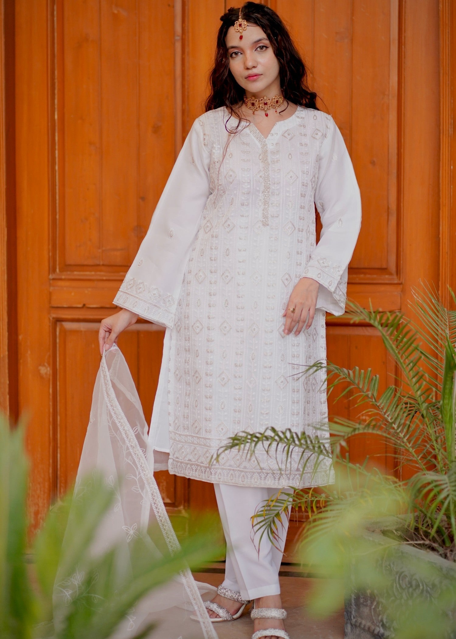 RUBBY FERRY CLOTHING LINO TAN WHITE Women 3pcs