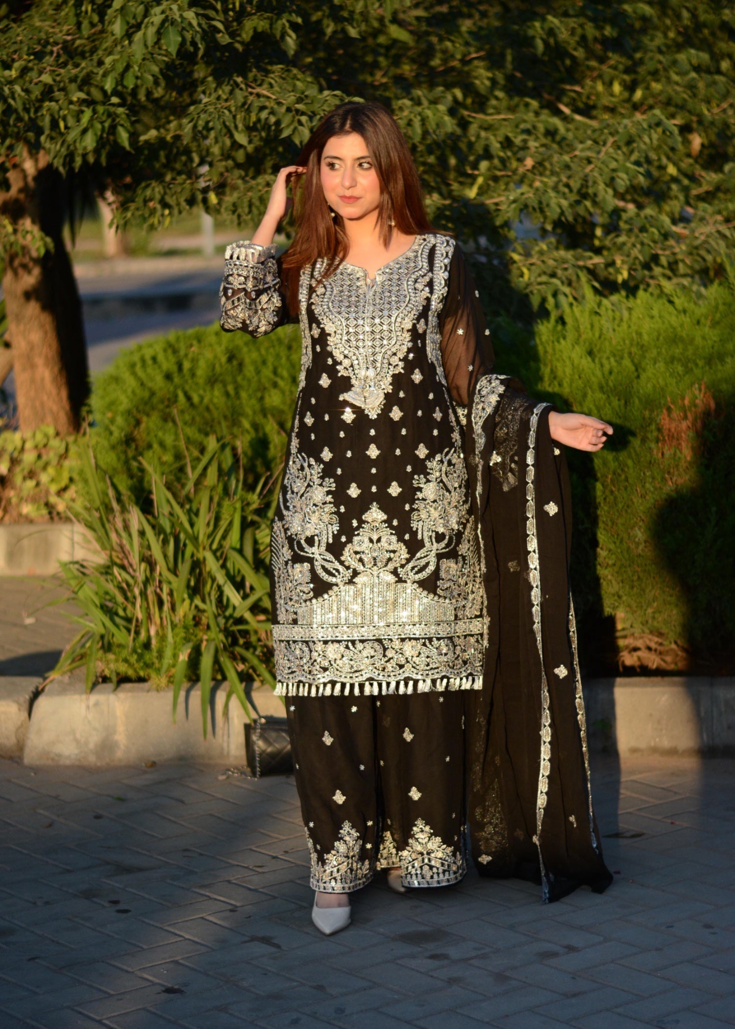 Inaaya Fashion Maahiya Black Women 3pcs