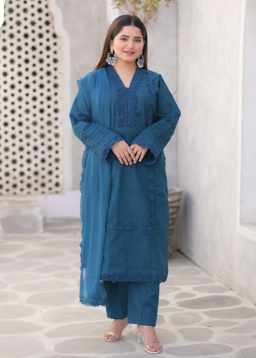 Ayesha B aqua ayesha lase work Women 3pcs