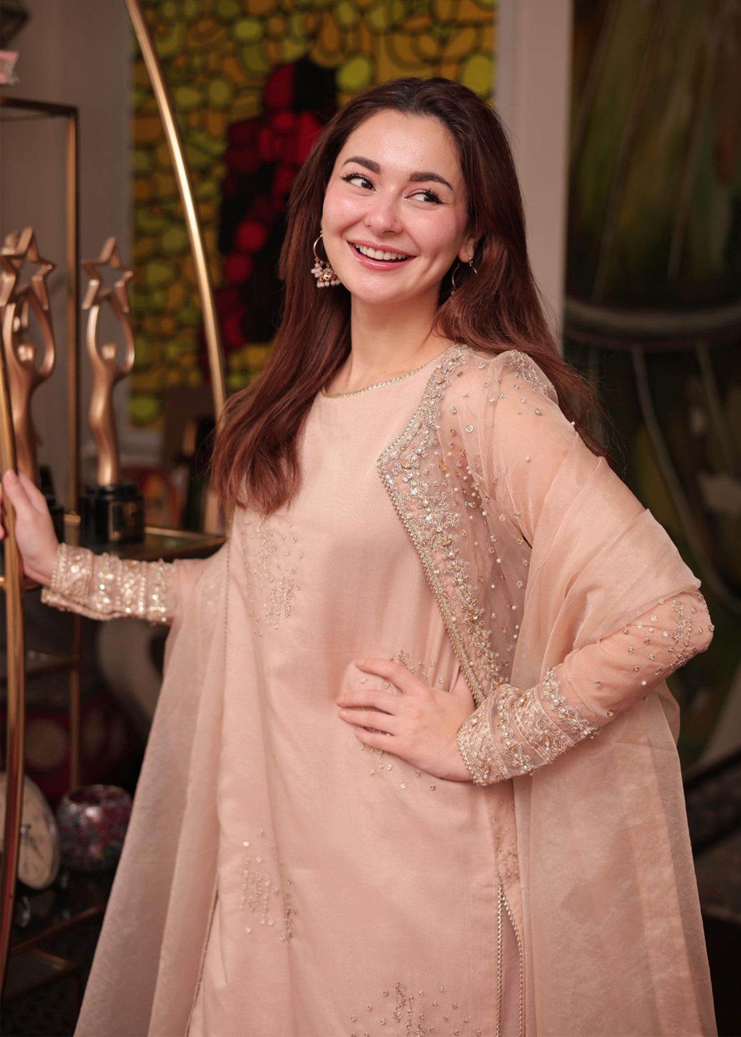 Rang-e-Haya Amel (Clay Beige) Women 4pcs