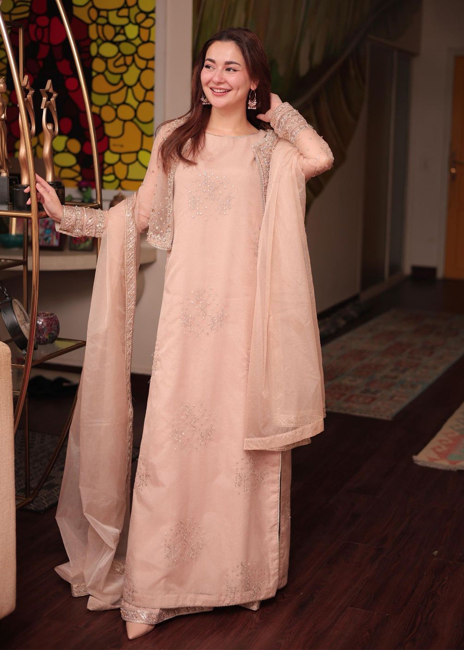 Rang-e-Haya Amel (Clay Beige) Women 4pcs