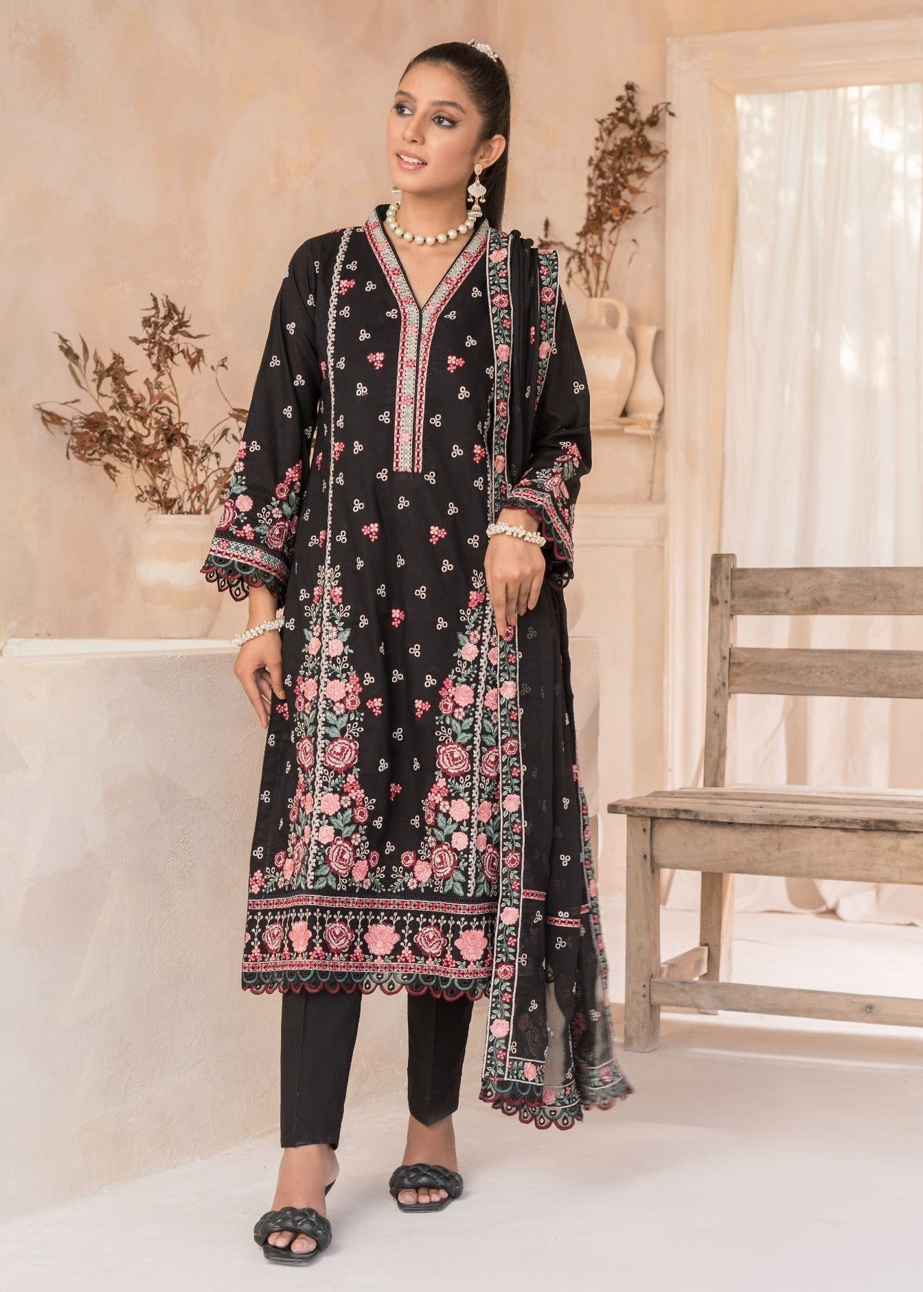 Al-Harir Apparel Zimal Black Women 3pcs