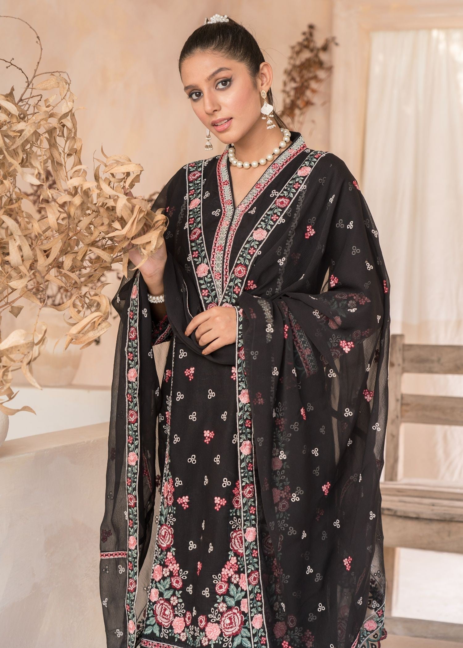 Al-Harir Apparel Zimal Black Women 3pcs