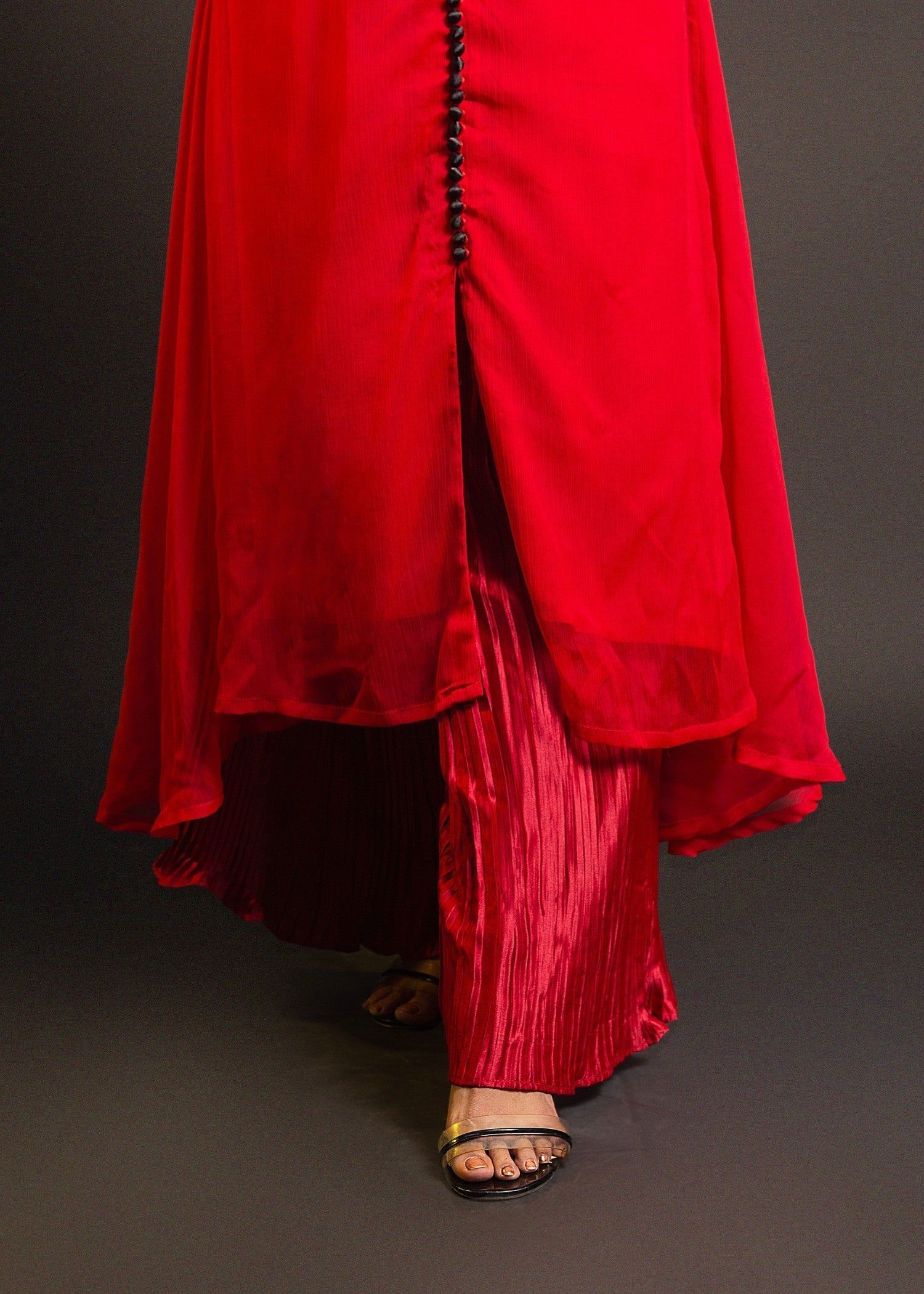 Inaaya Fashion Baadal Red Women 3pcs