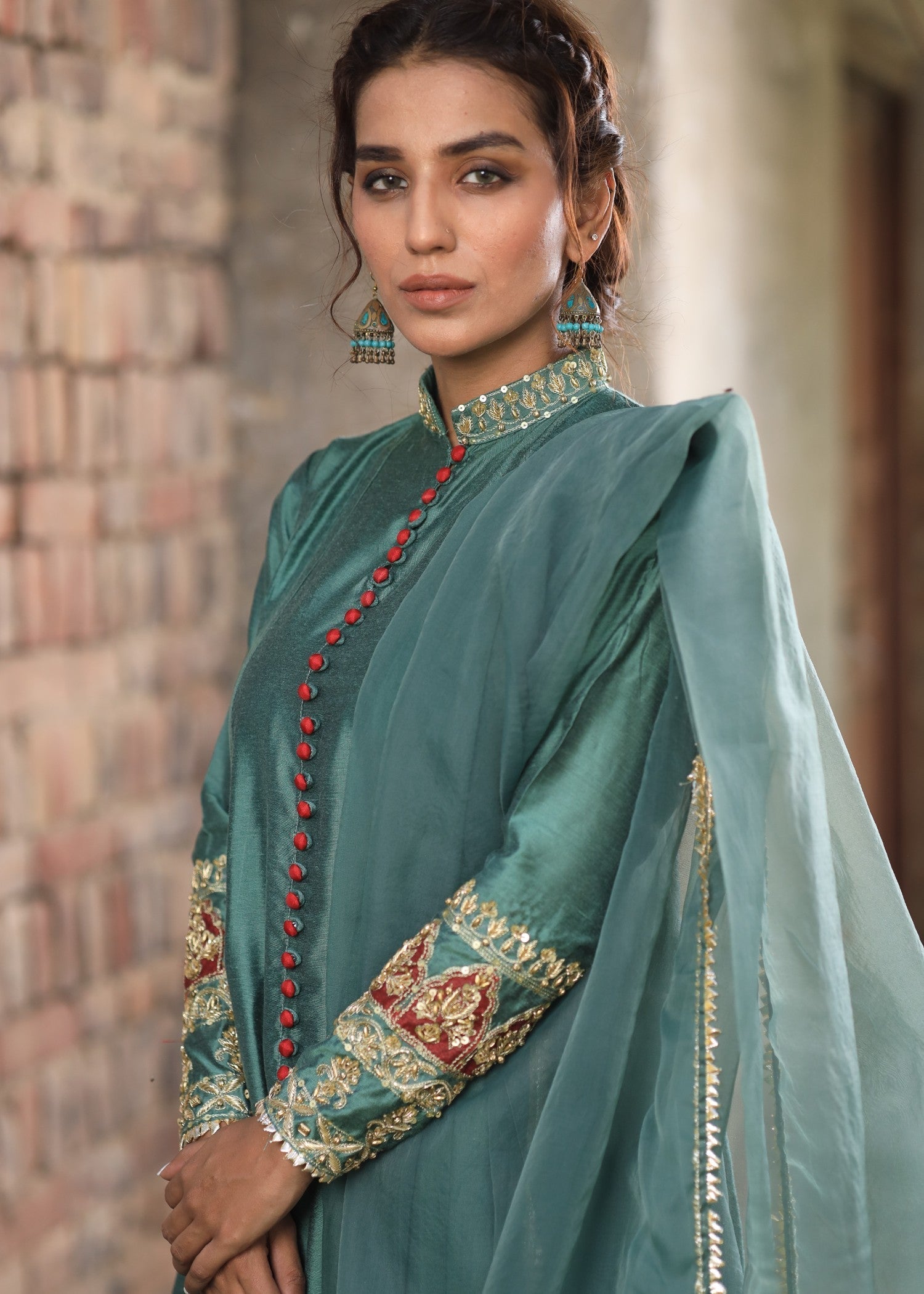 Rekhta Abar e Bahar Sea Green 02 Women 2pcs