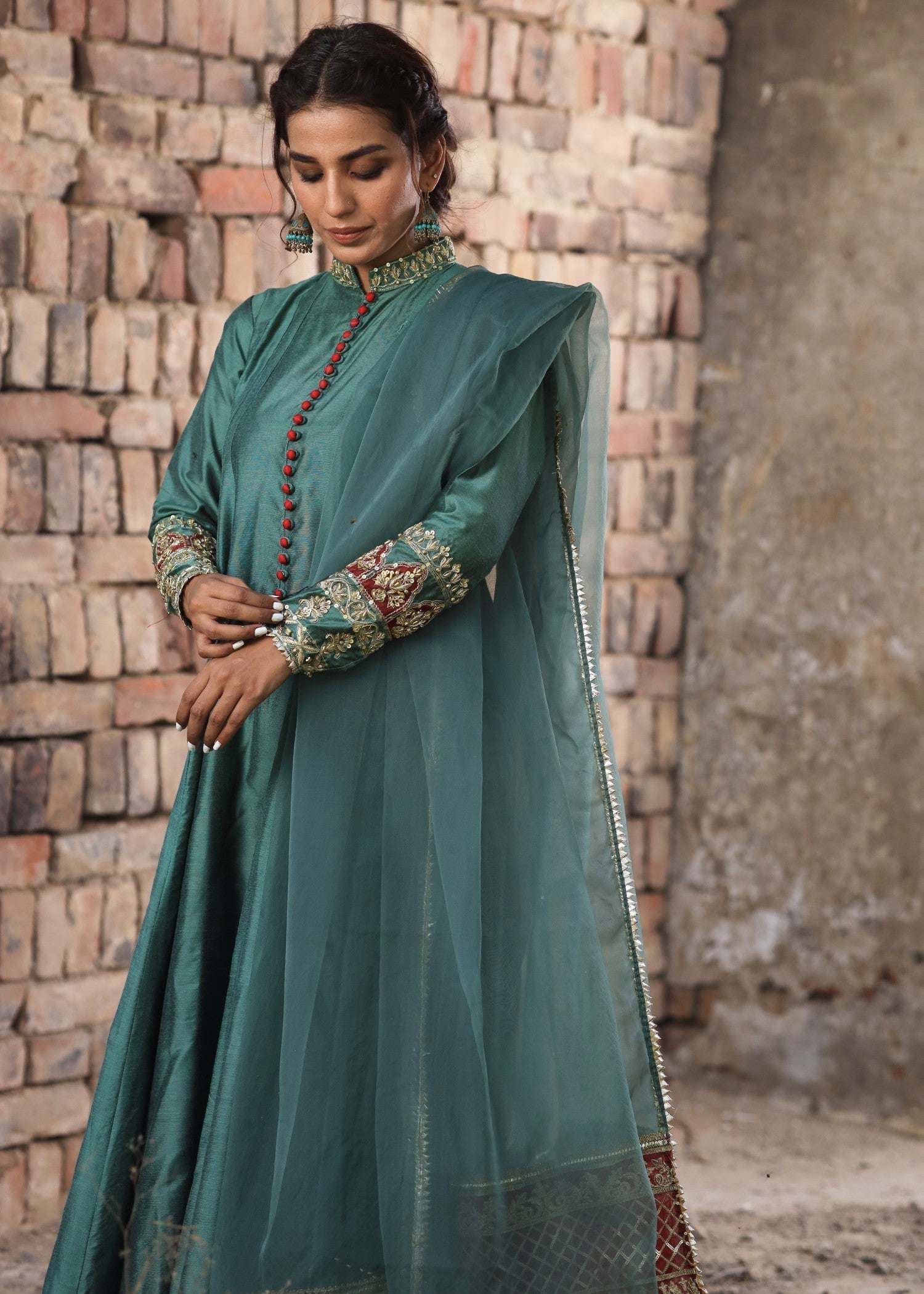 Rekhta Abar e Bahar Sea Green 02 Women 2pcs