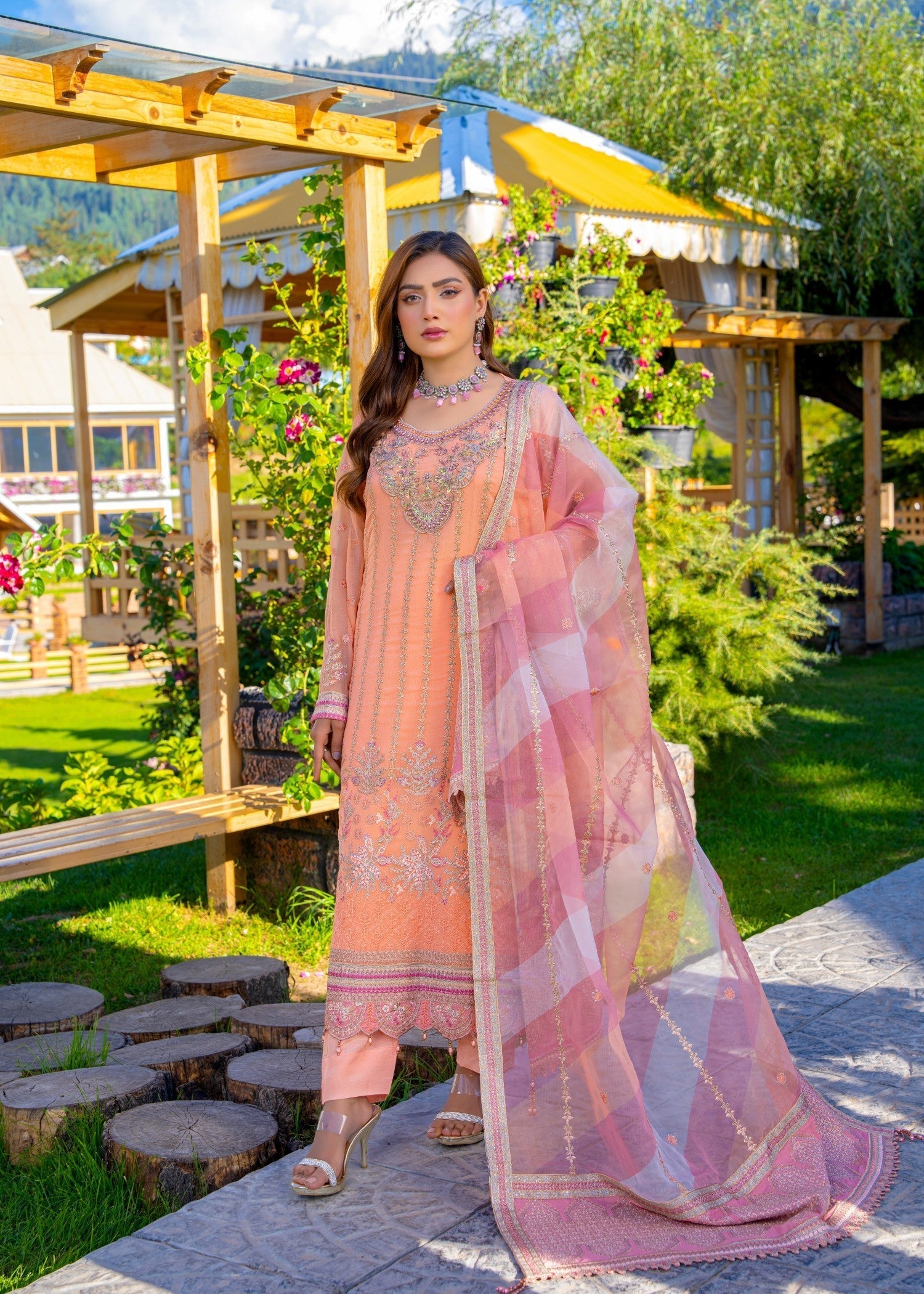 Mah-e-Rooh GJ 1024 BLOON Women 3pcs