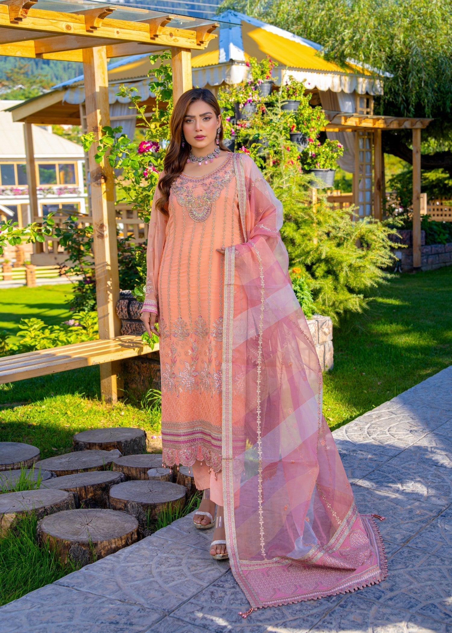 Mah-e-Rooh GJ 1024 BLOON Women 3pcs