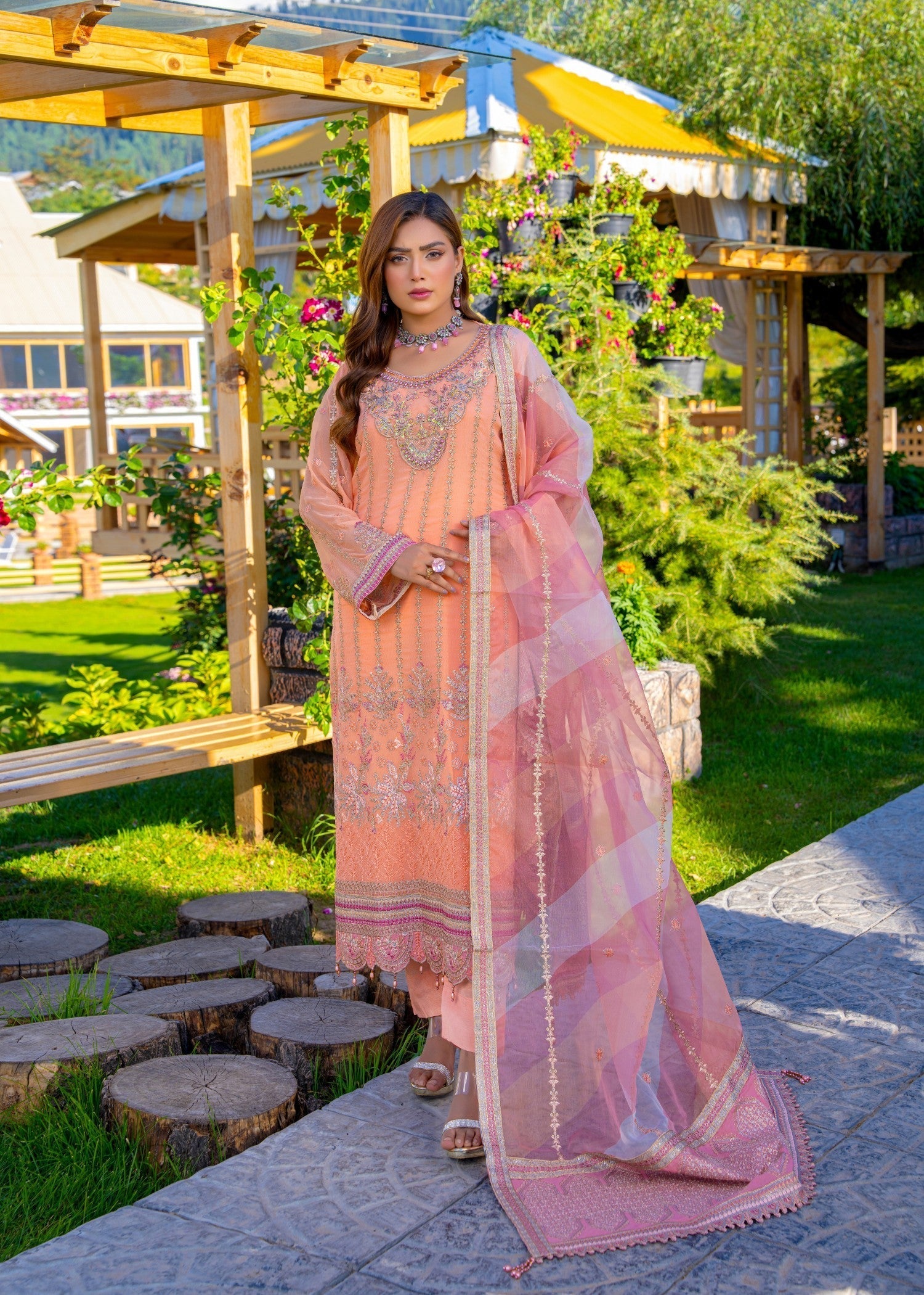 Mah-e-Rooh GJ 1024 BLOON Women 3pcs