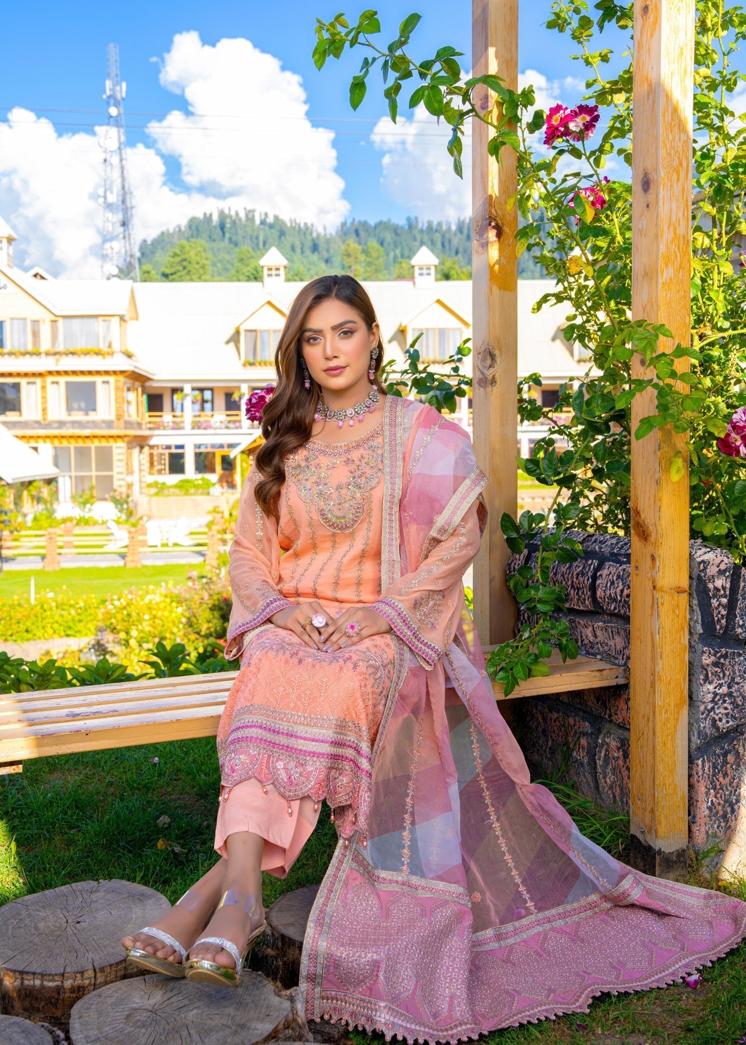 Mah-e-Rooh GJ 1024 BLOON Women 3pcs